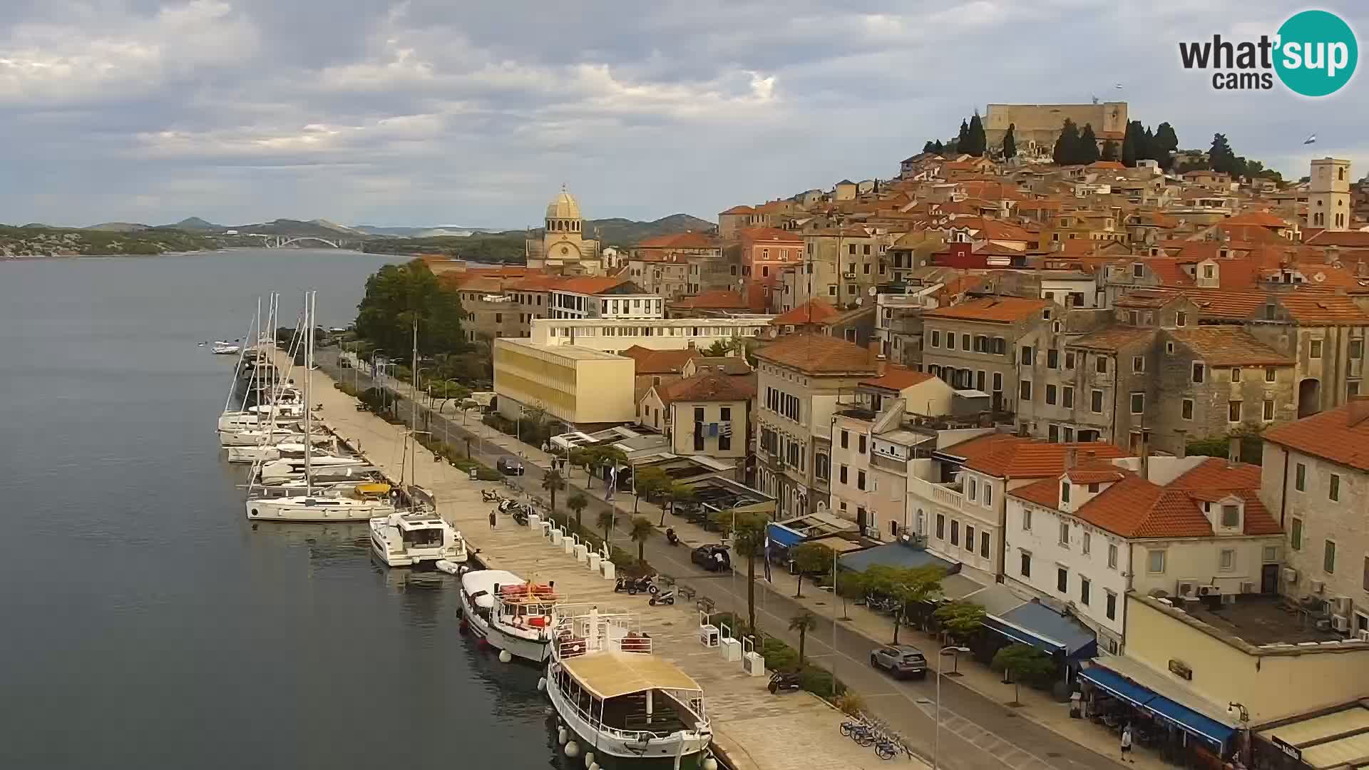 Webcam Šibenik – view from hotel Bellevue