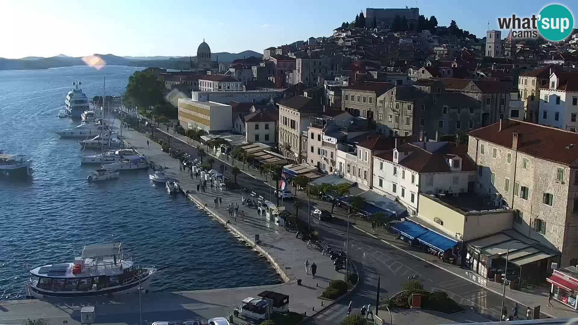 Webcam Šibenik – view from hotel Bellevue