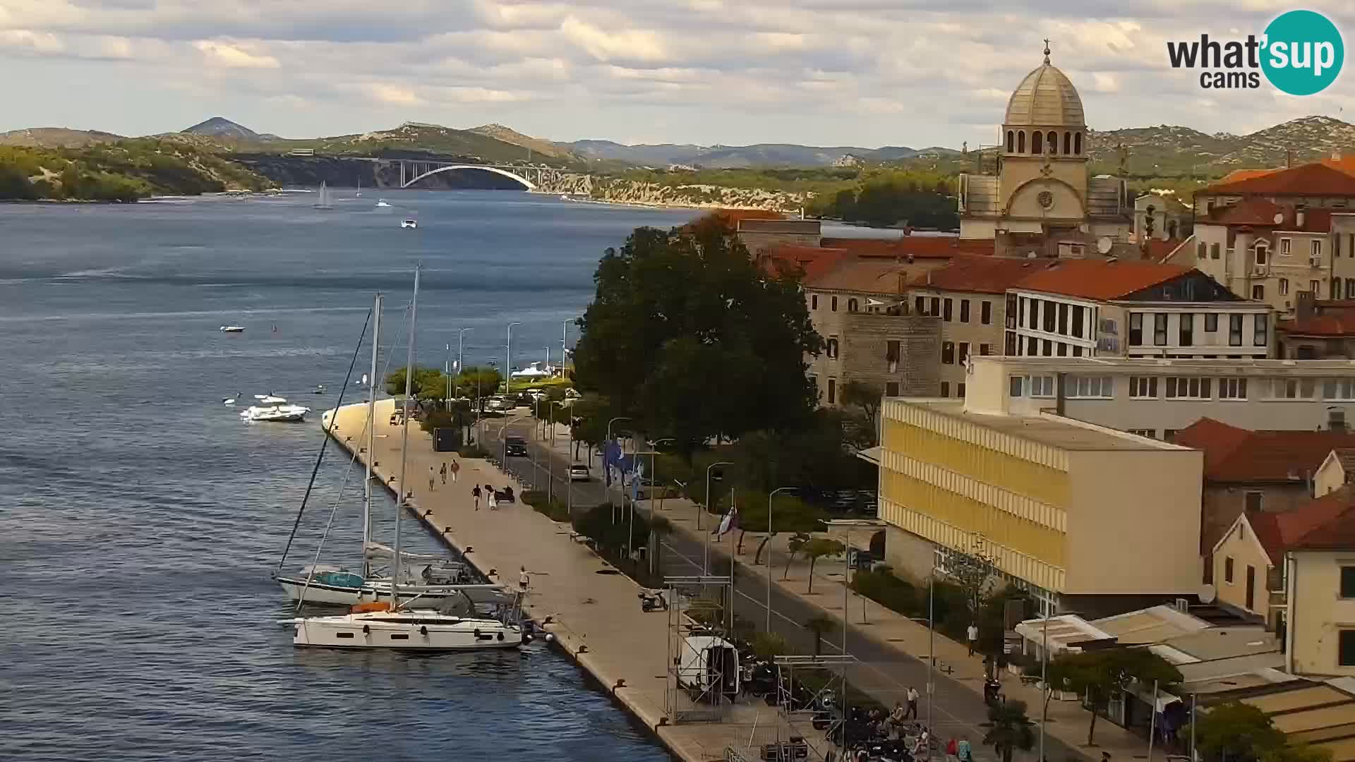 Webcam Šibenik – panorama Bellevue Hotel