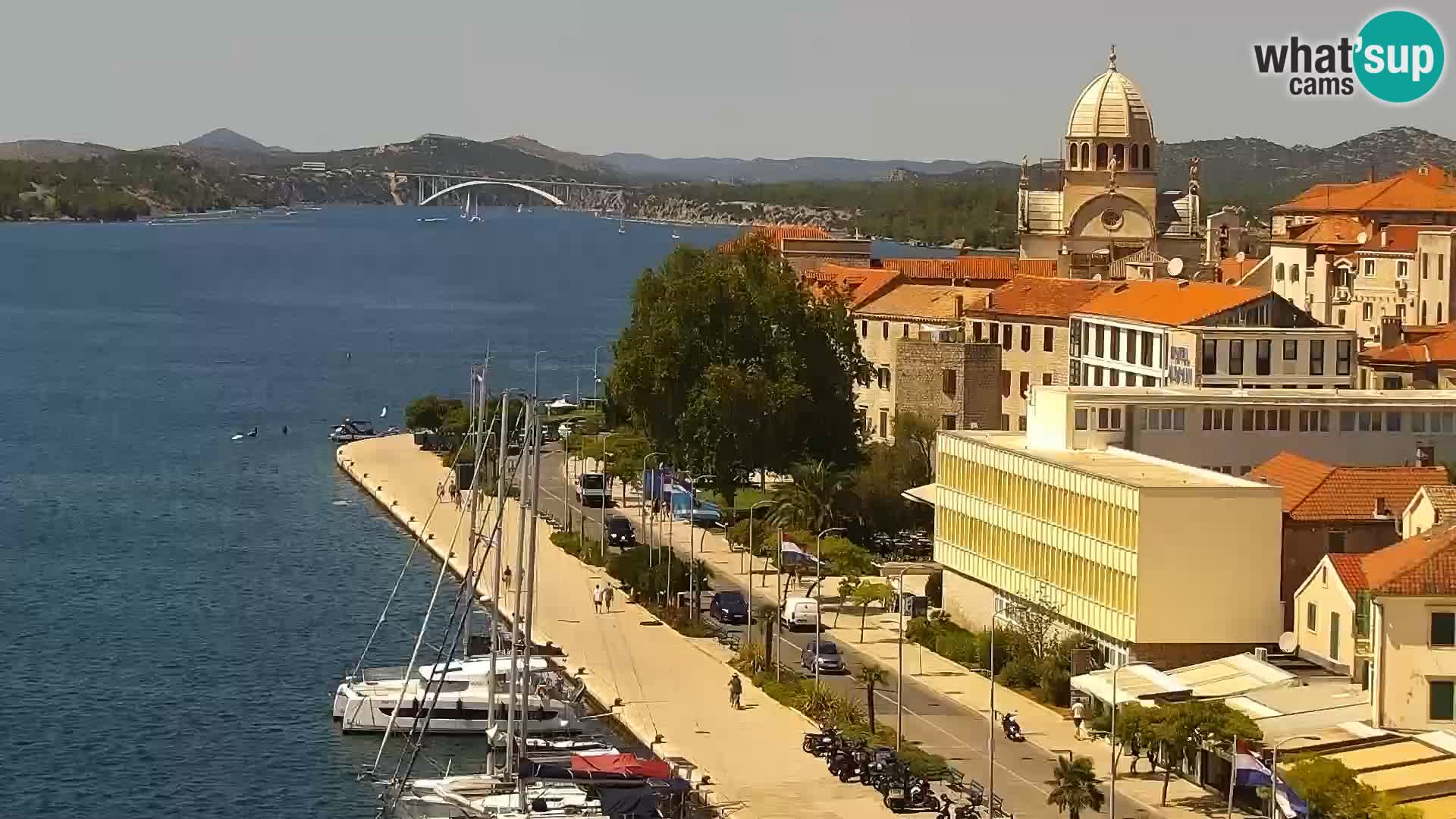 Webcam Šibenik – view from hotel Bellevue