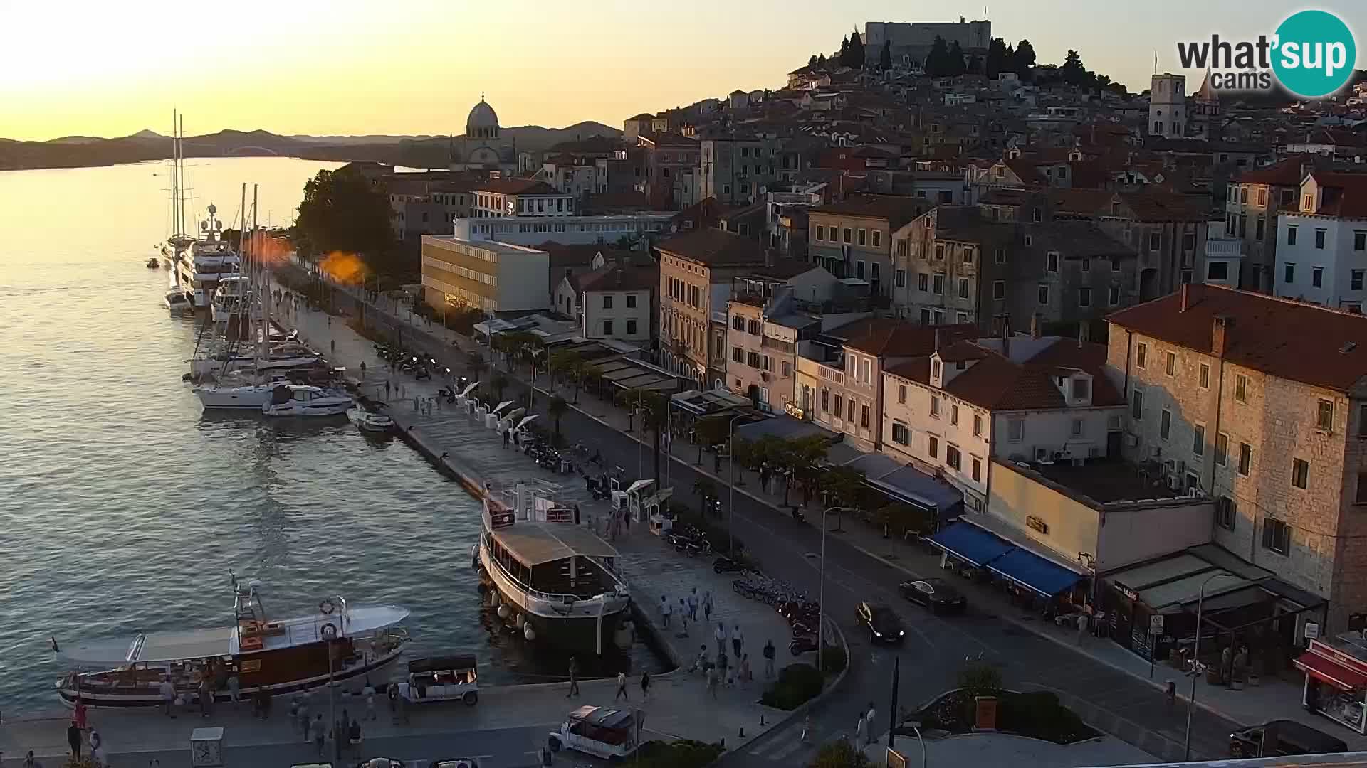 Webcam Šibenik – view from hotel Bellevue
