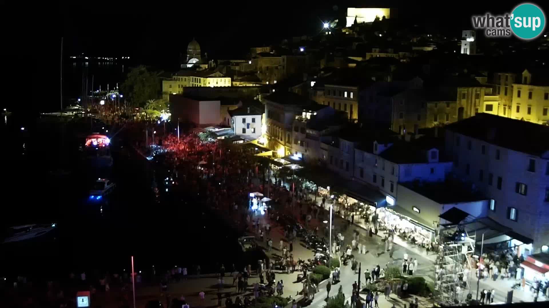 Webcam Šibenik – view from hotel Bellevue
