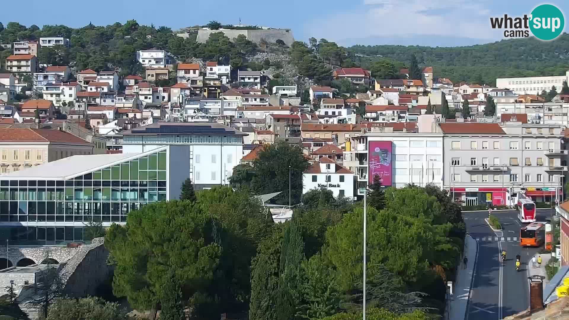 Webcam Šibenik – view from hotel Bellevue