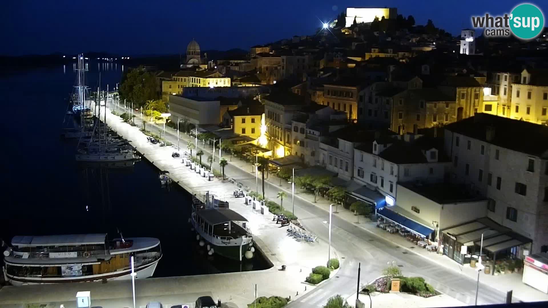 Webcam Šibenik – view from hotel Bellevue