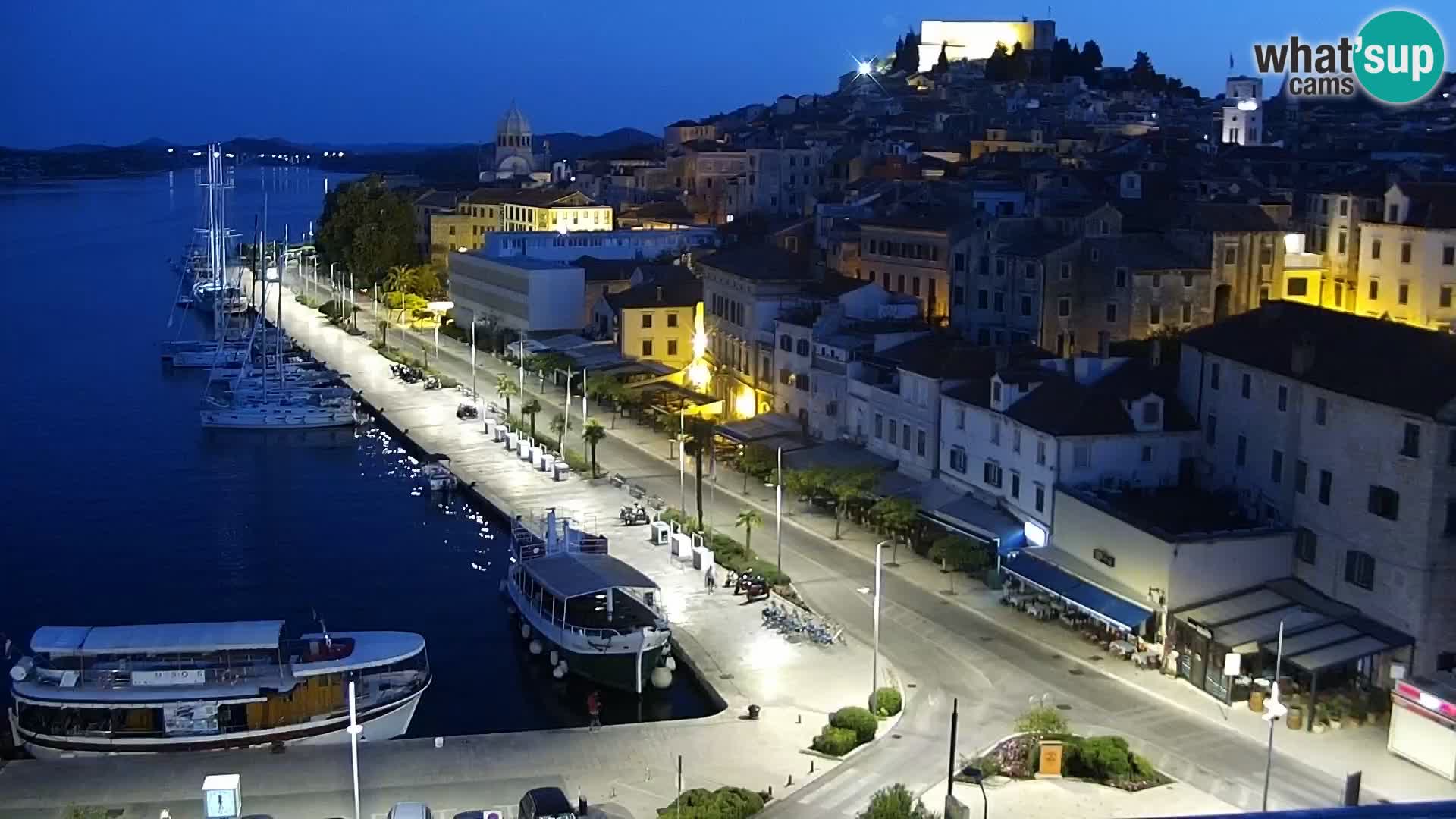 Webcam Šibenik – view from hotel Bellevue