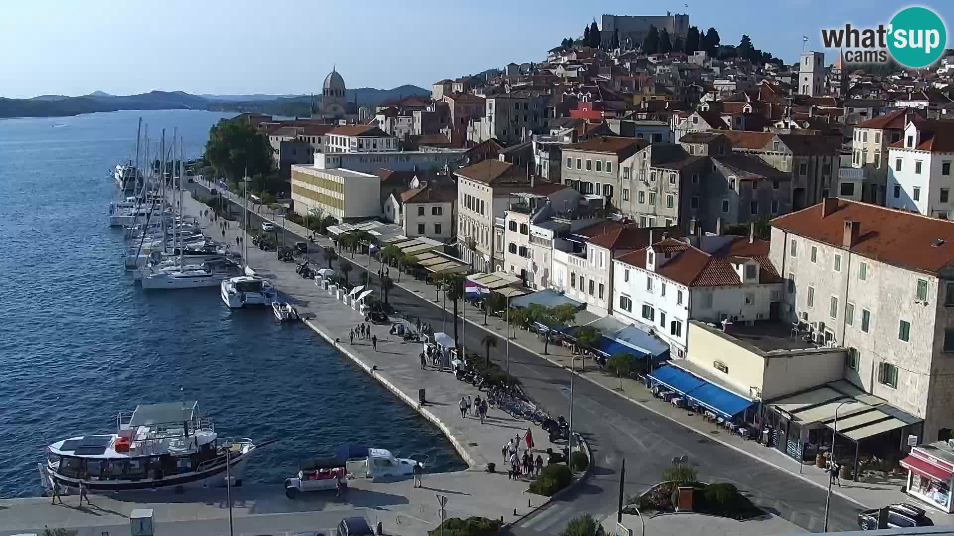 Webcam Šibenik – view from hotel Bellevue