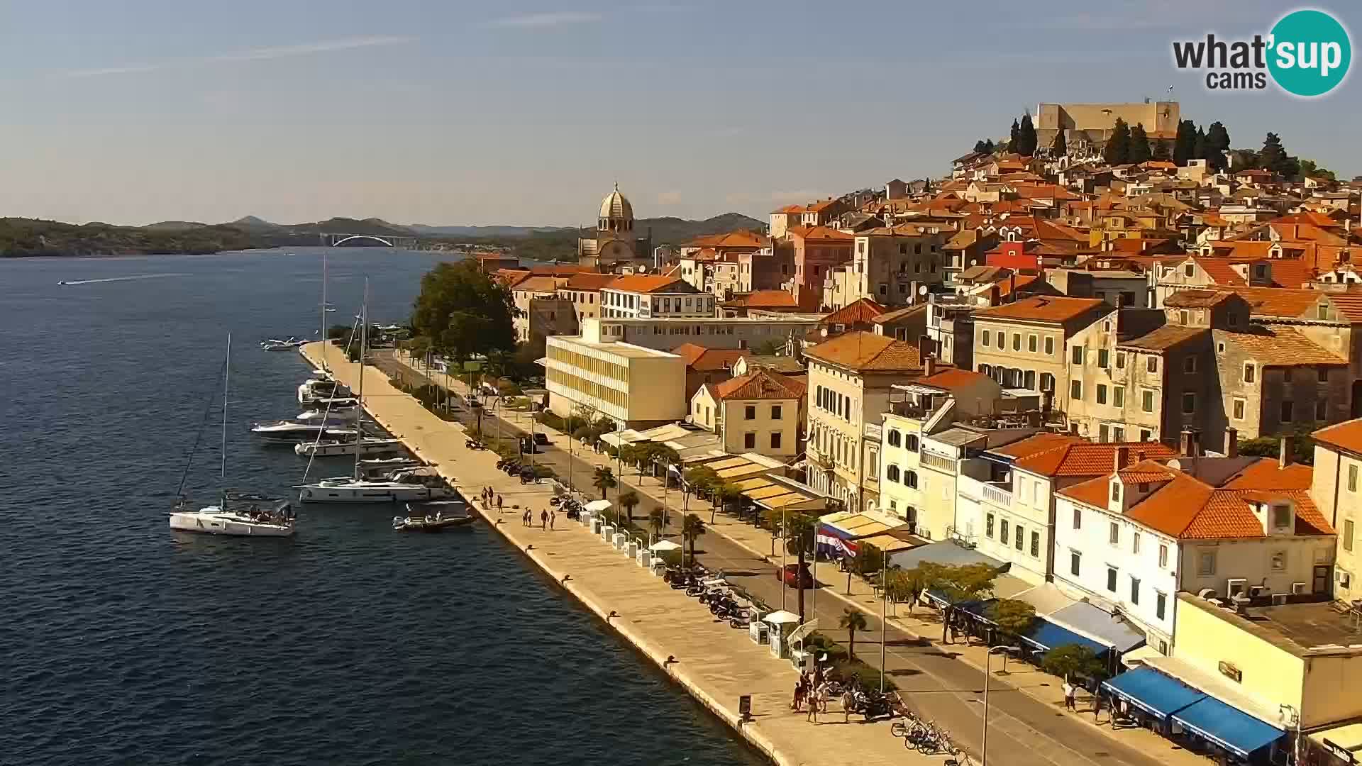 Webcam Šibenik – view from hotel Bellevue
