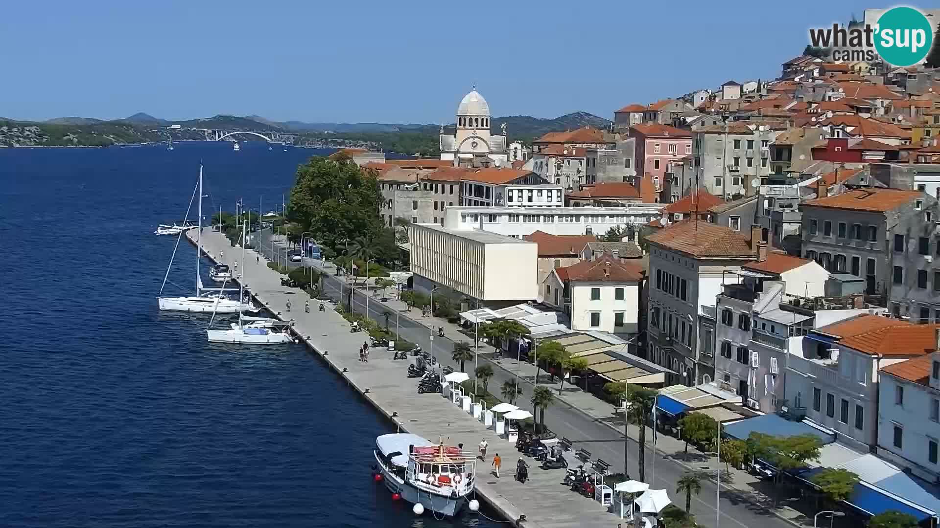 Webcam Šibenik – view from hotel Bellevue