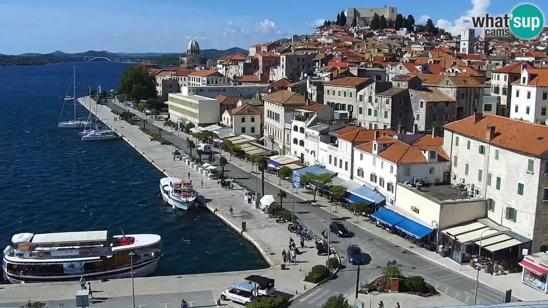 Webcam Šibenik – view from hotel Bellevue