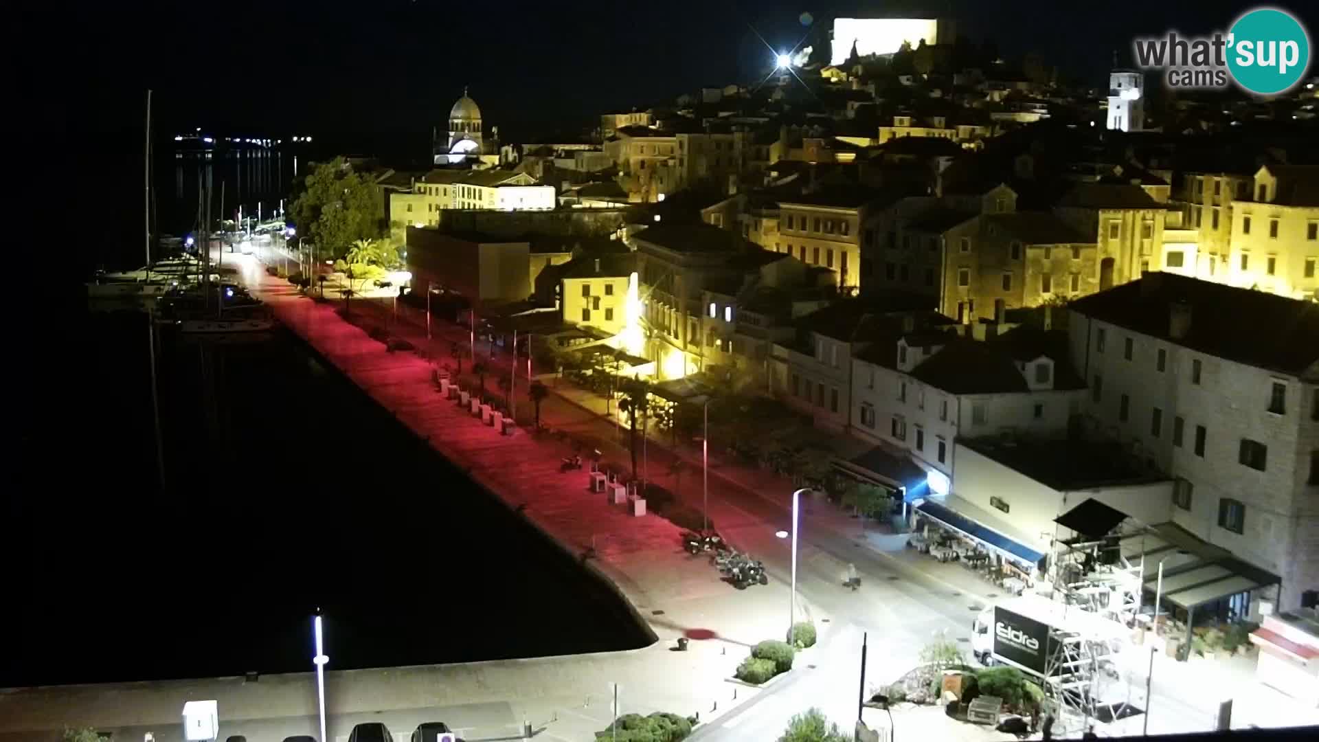 Webcam Šibenik – view from hotel Bellevue