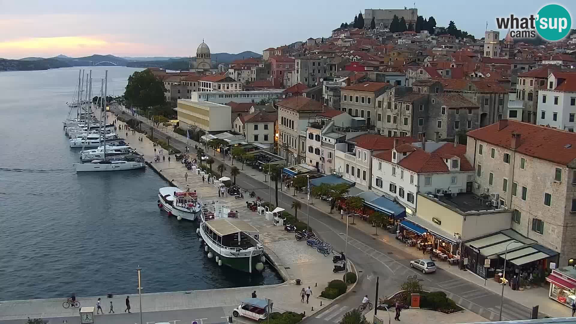 Webcam Šibenik – view from hotel Bellevue