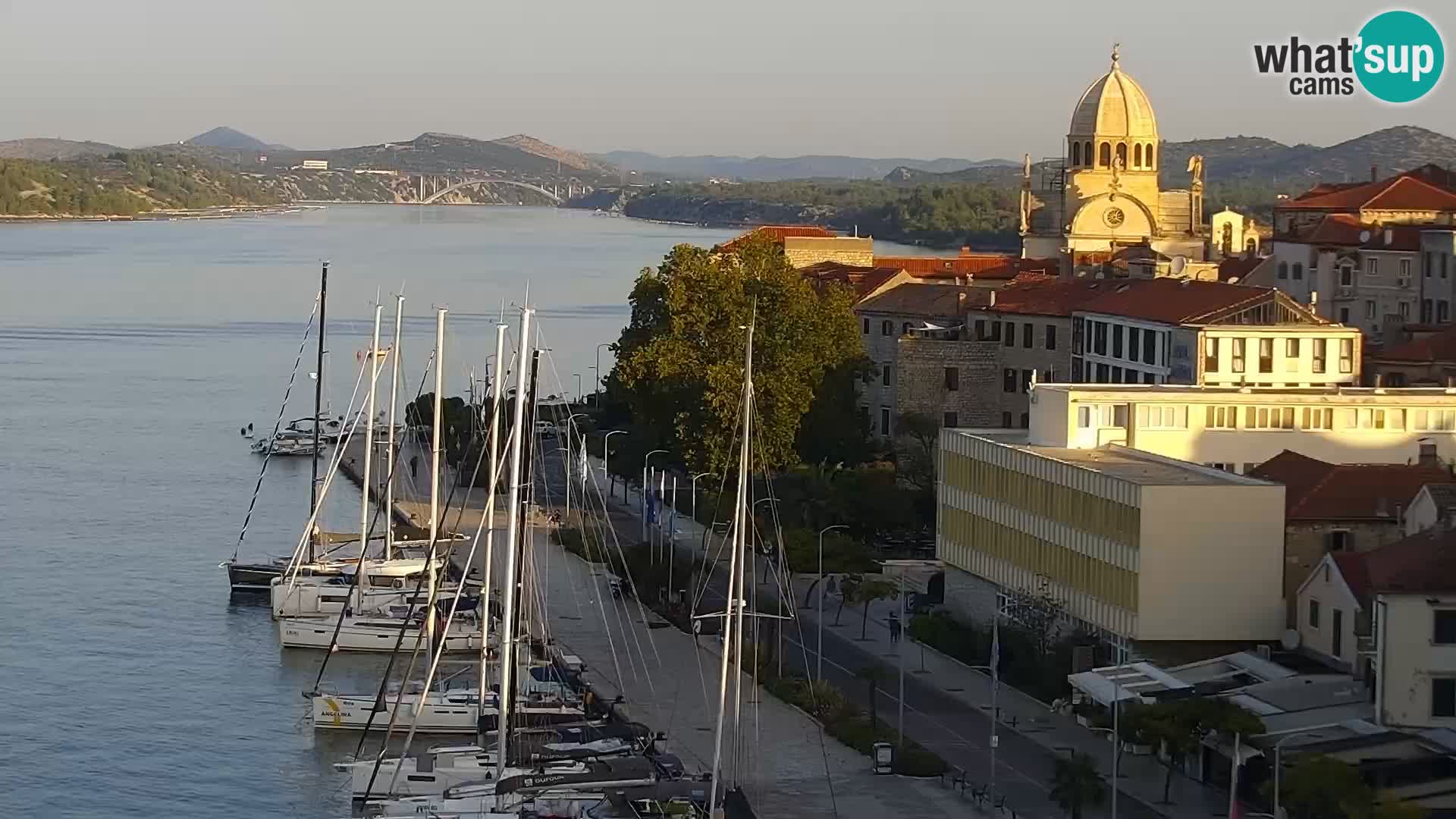 Webcam Šibenik – view from hotel Bellevue