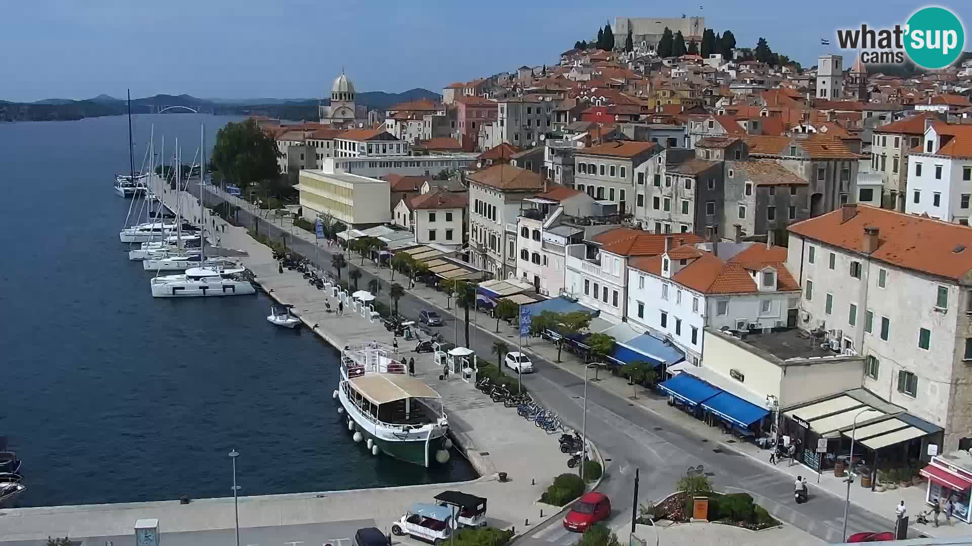 Webcam Šibenik – view from hotel Bellevue