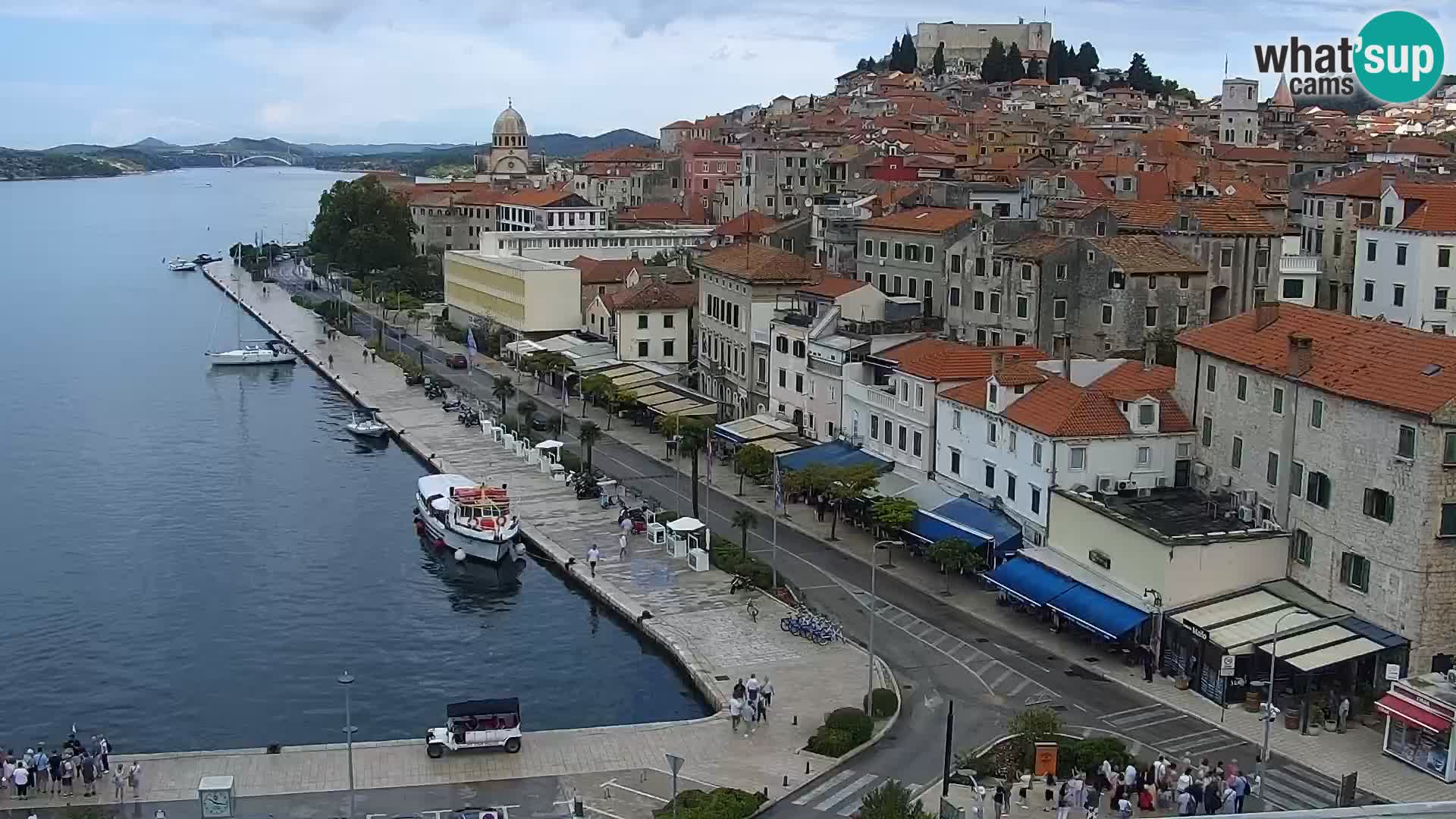 Webcam Šibenik – view from hotel Bellevue