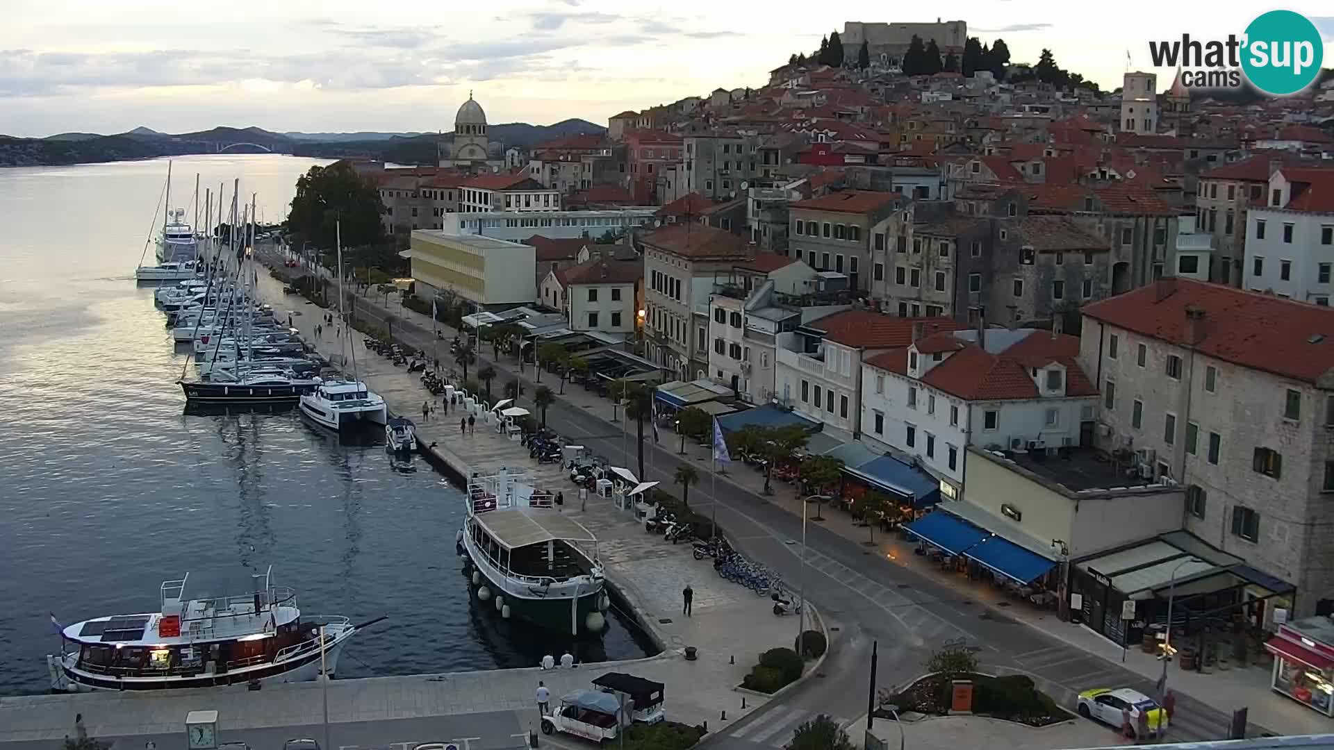 Webcam Šibenik – view from hotel Bellevue