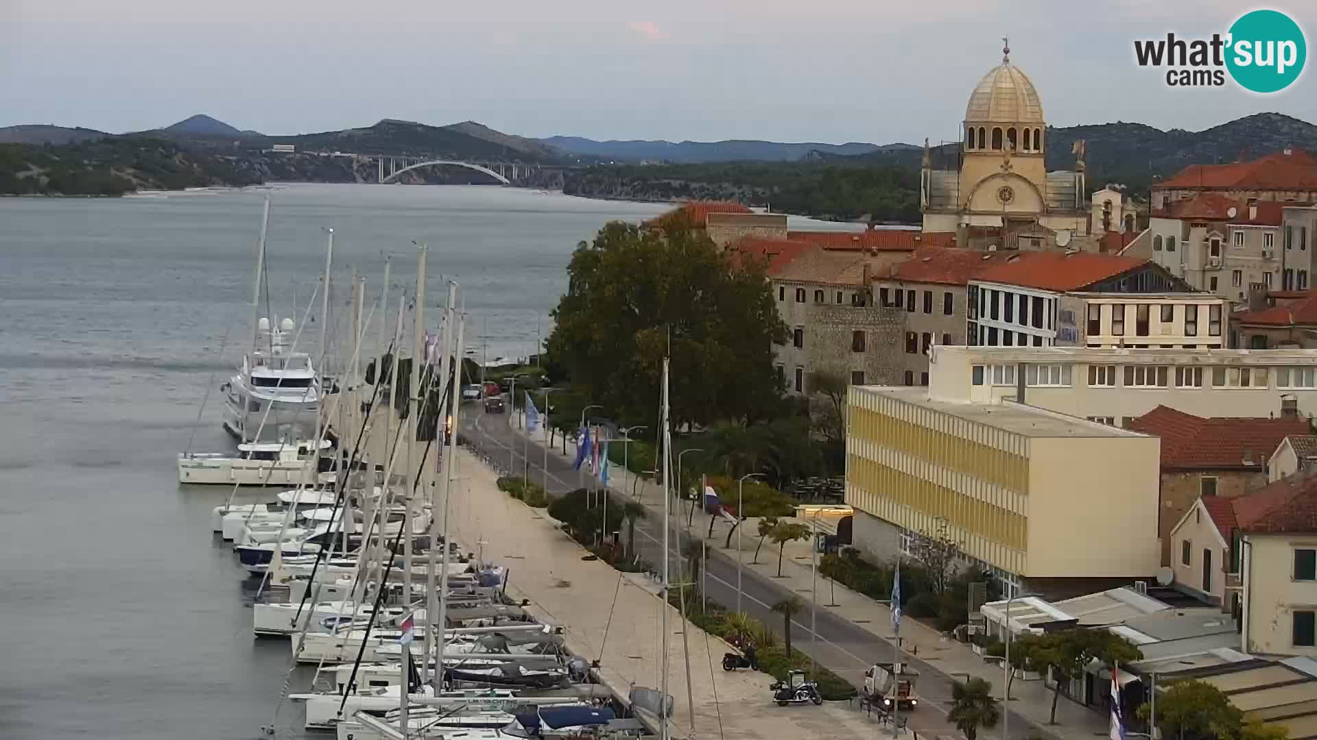 Webcam Šibenik – view from hotel Bellevue