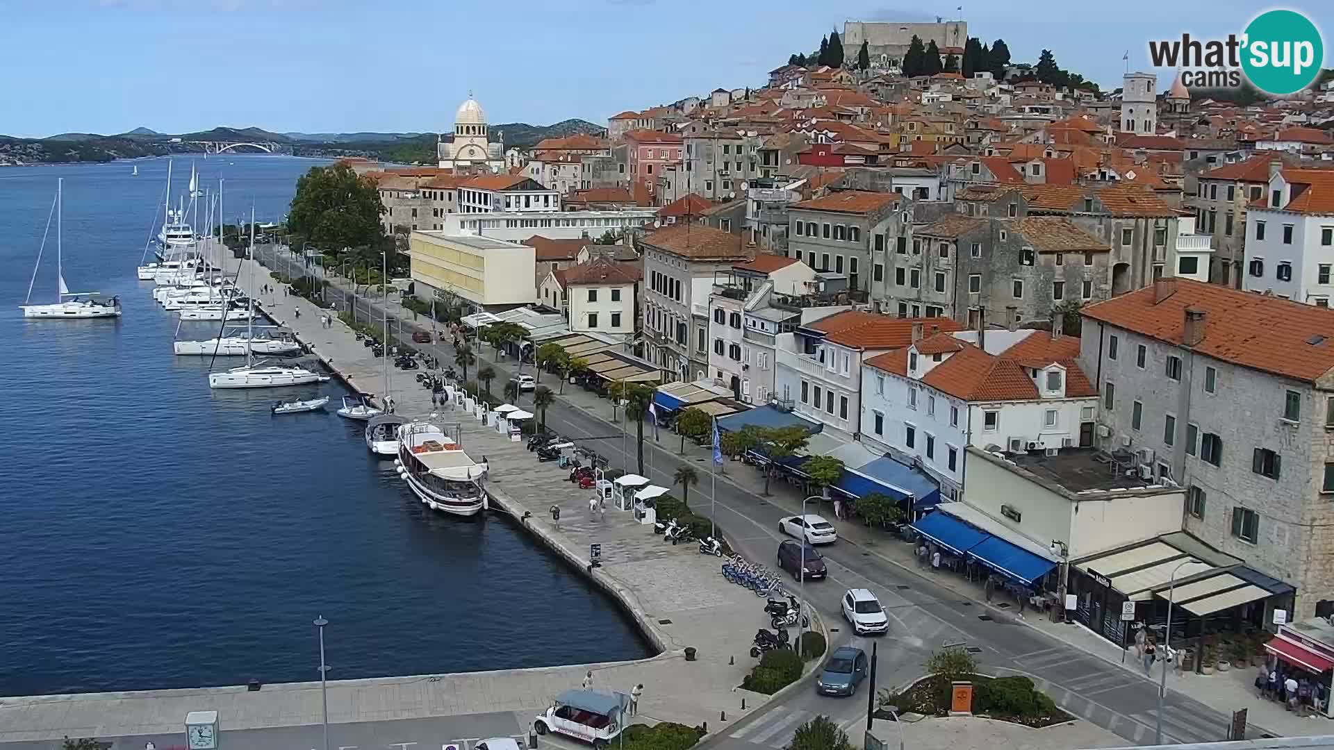 Webcam Šibenik – view from hotel Bellevue