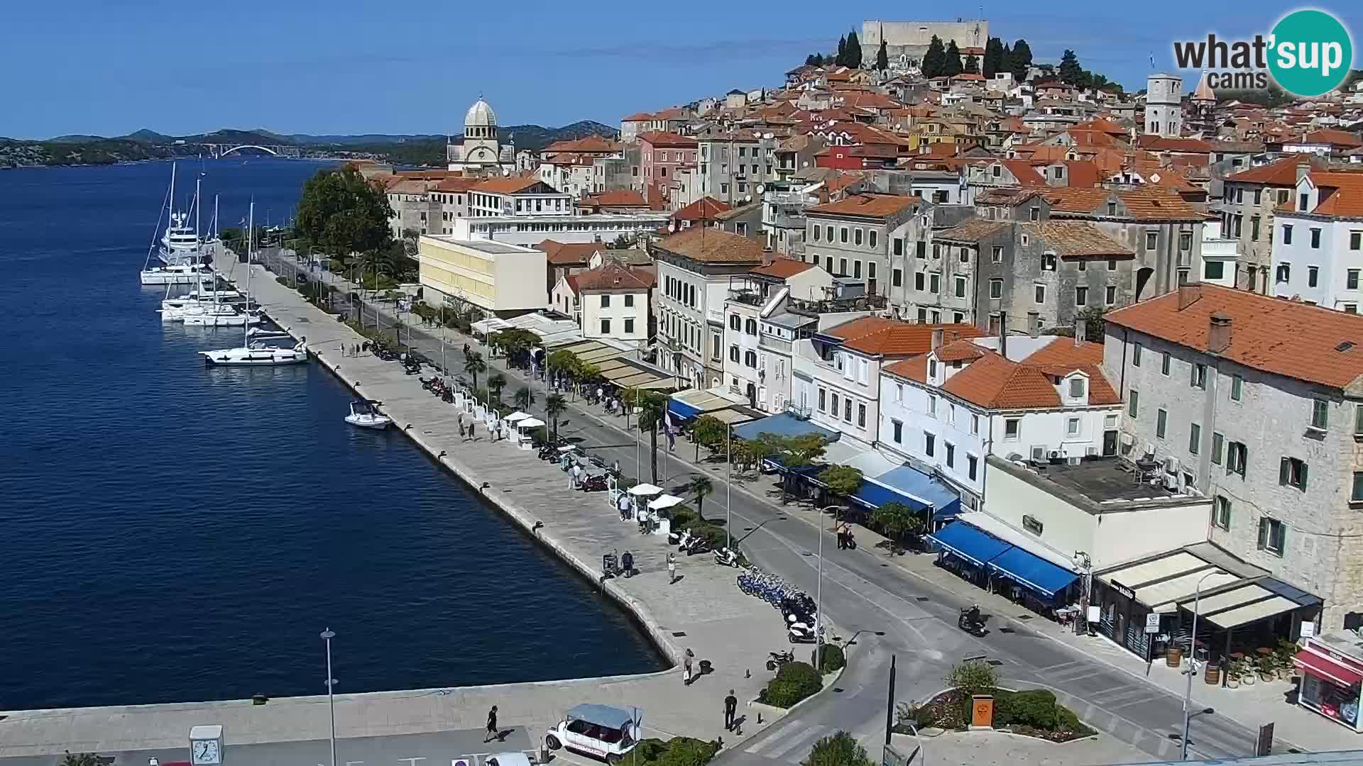 Webcam Šibenik – view from hotel Bellevue