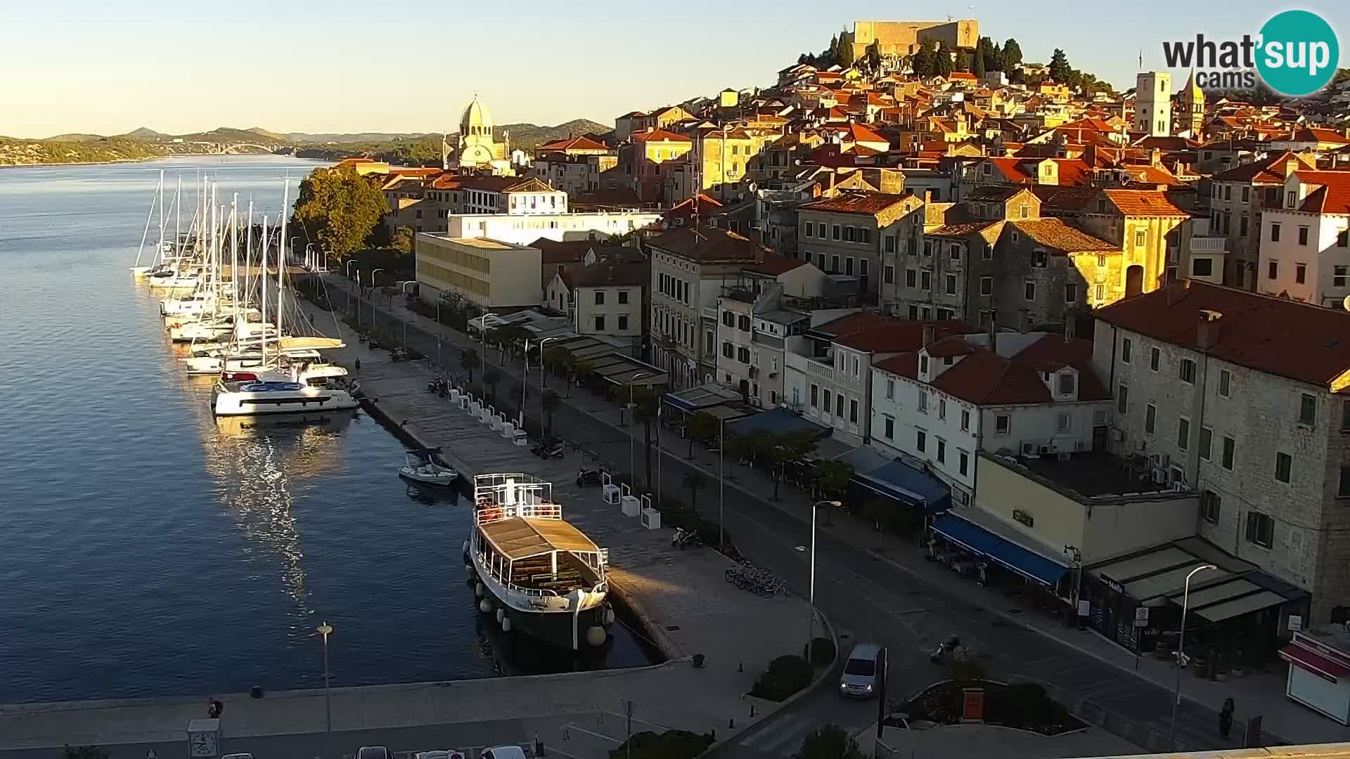Webcam Šibenik – view from hotel Bellevue