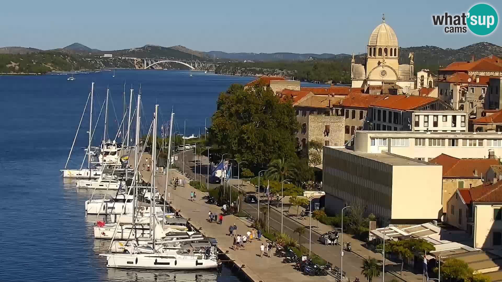 Webcam Šibenik – view from hotel Bellevue
