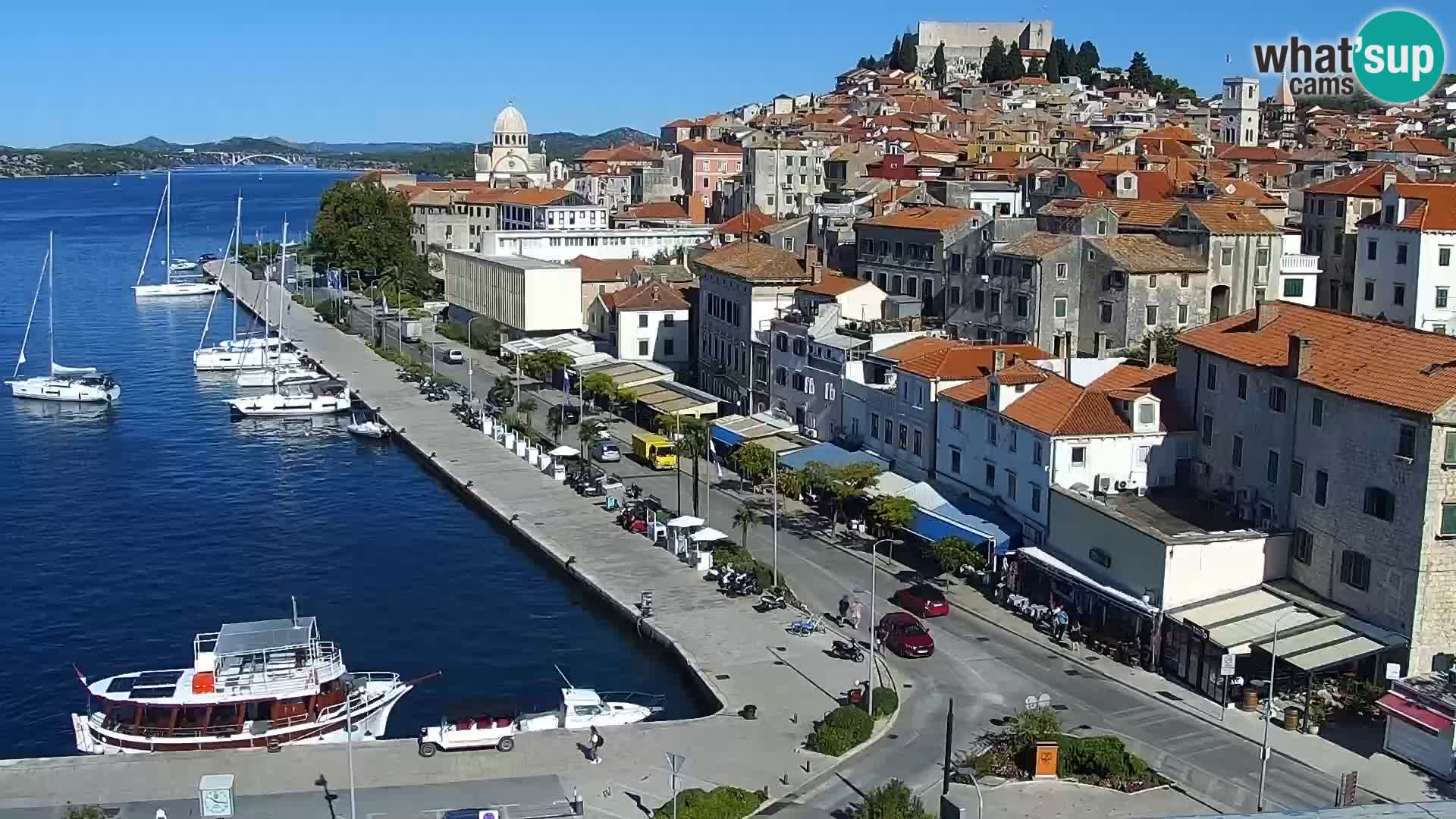 Webcam Šibenik – view from hotel Bellevue