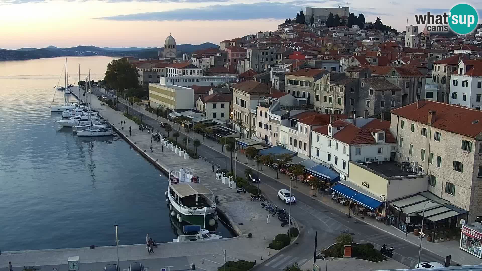 Webcam Šibenik – view from hotel Bellevue