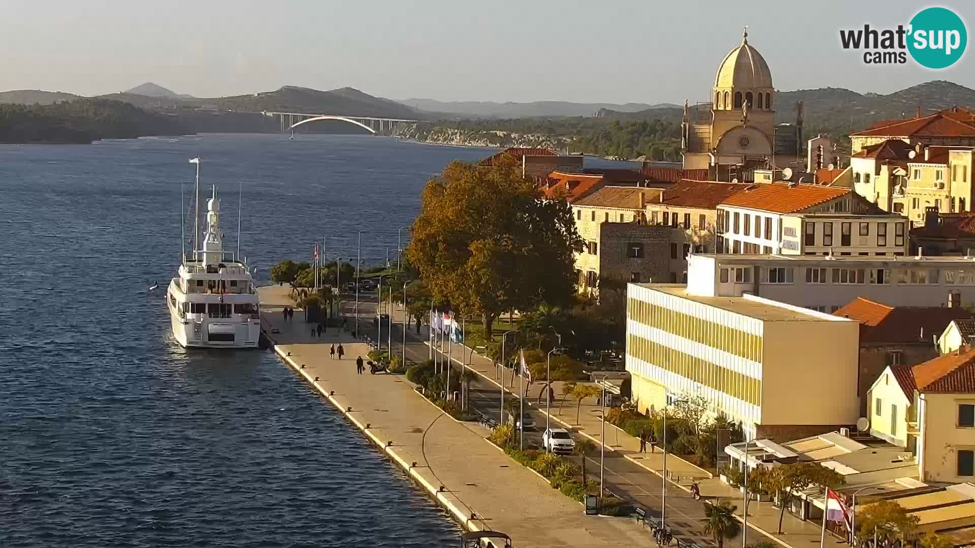 Webcam Šibenik – view from hotel Bellevue