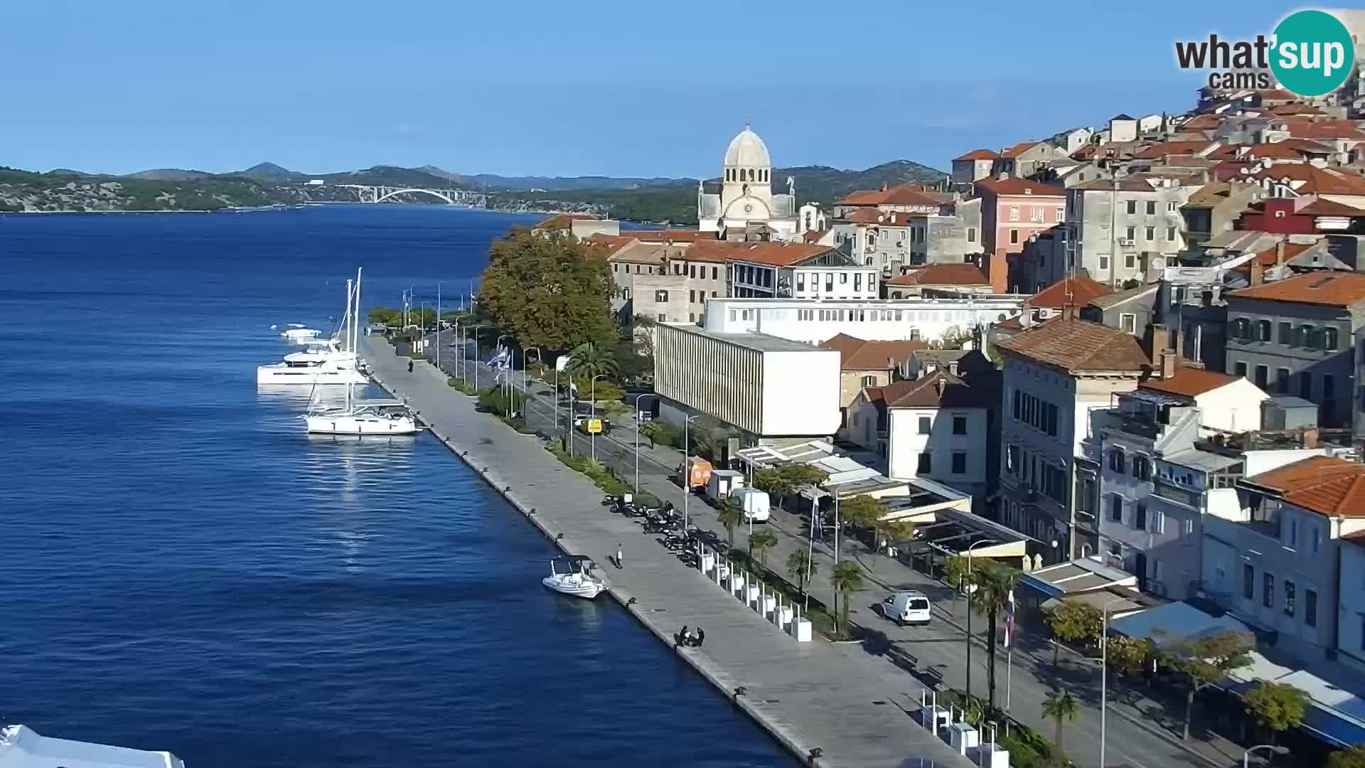 Webcam Šibenik – view from hotel Bellevue