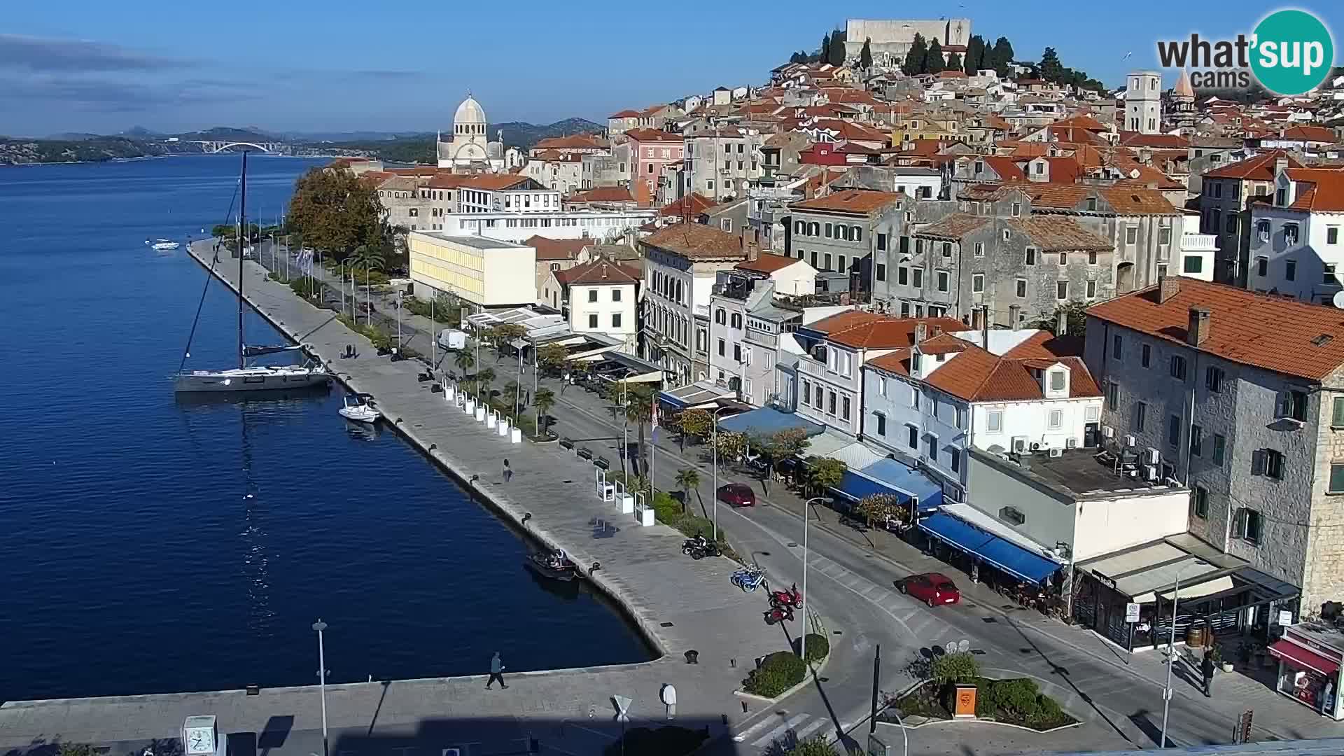 Webcam Šibenik – view from hotel Bellevue