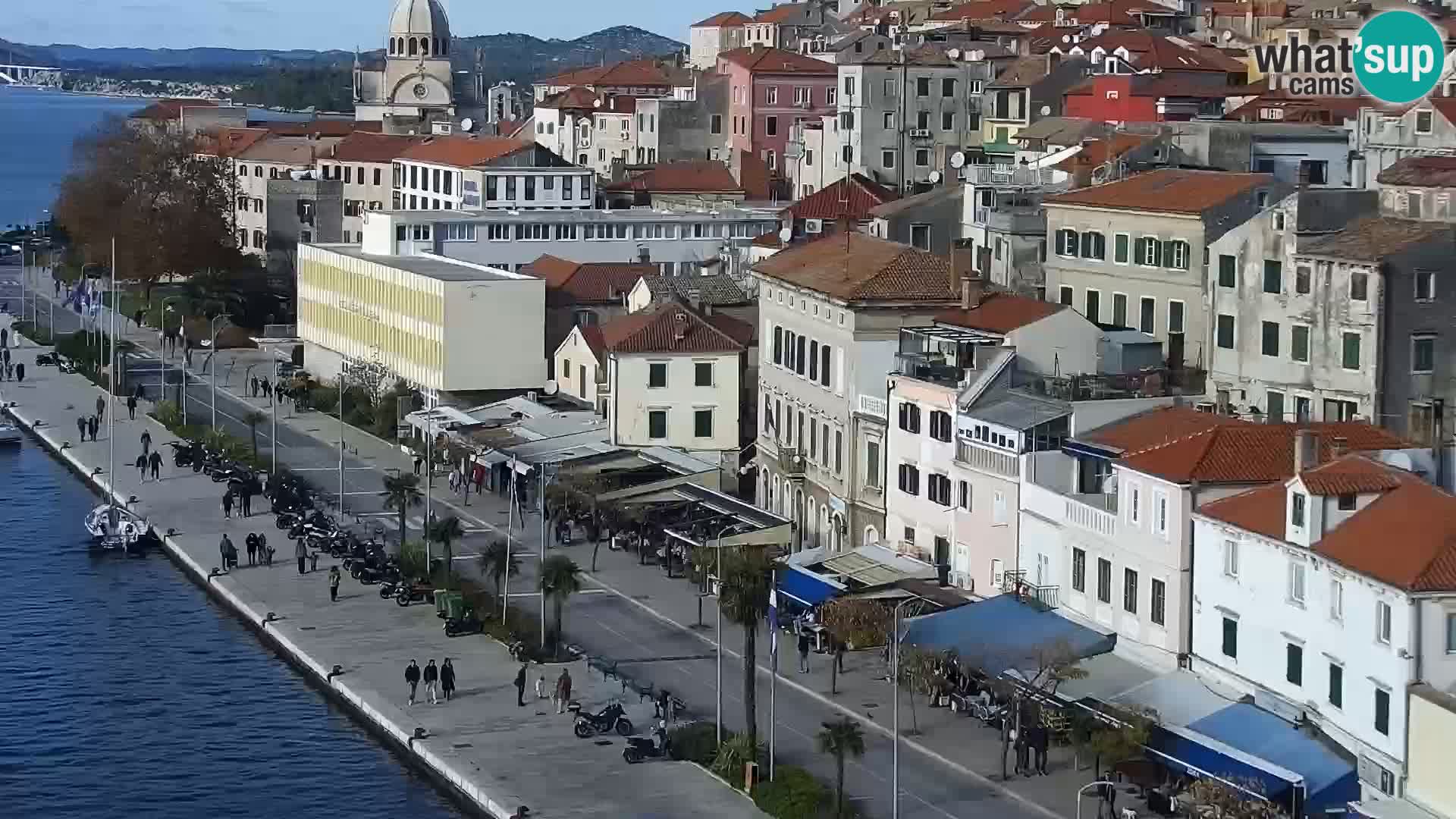 Webcam Šibenik – view from hotel Bellevue