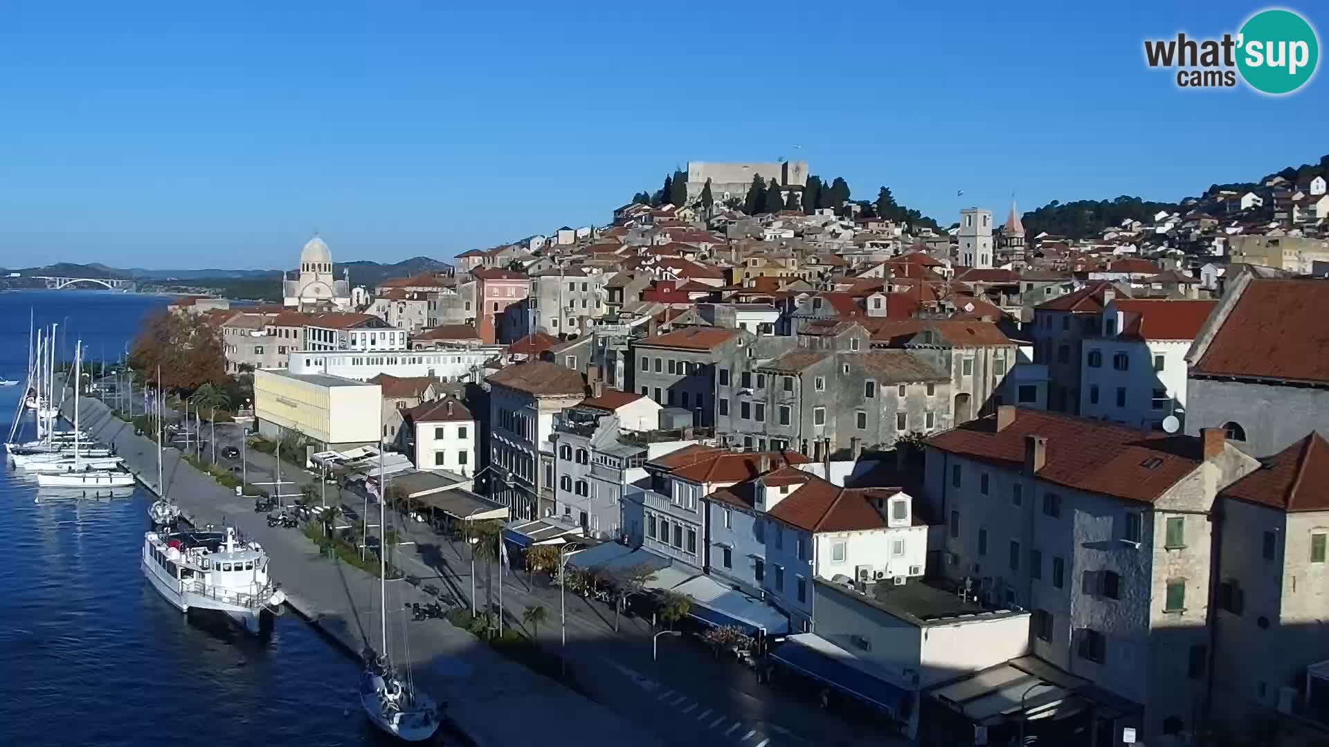 Webcam Šibenik – view from hotel Bellevue