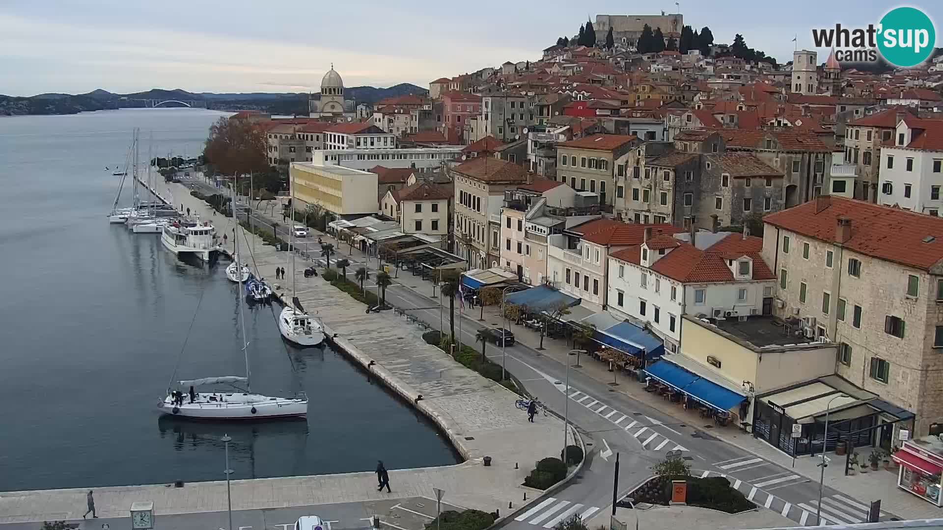 Webcam Šibenik – view from hotel Bellevue