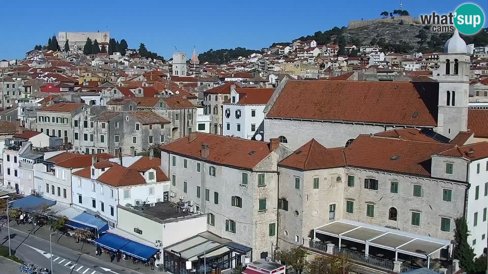 Webcam Šibenik – view from hotel Bellevue