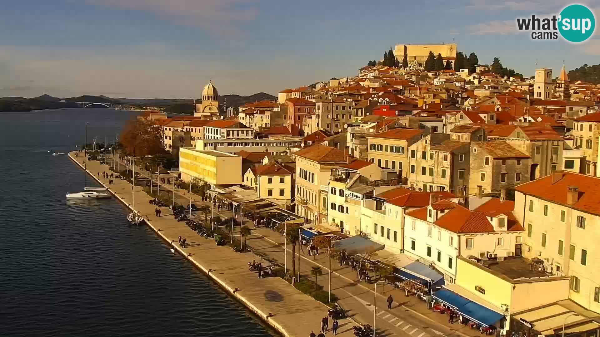 Webcam Šibenik – view from hotel Bellevue