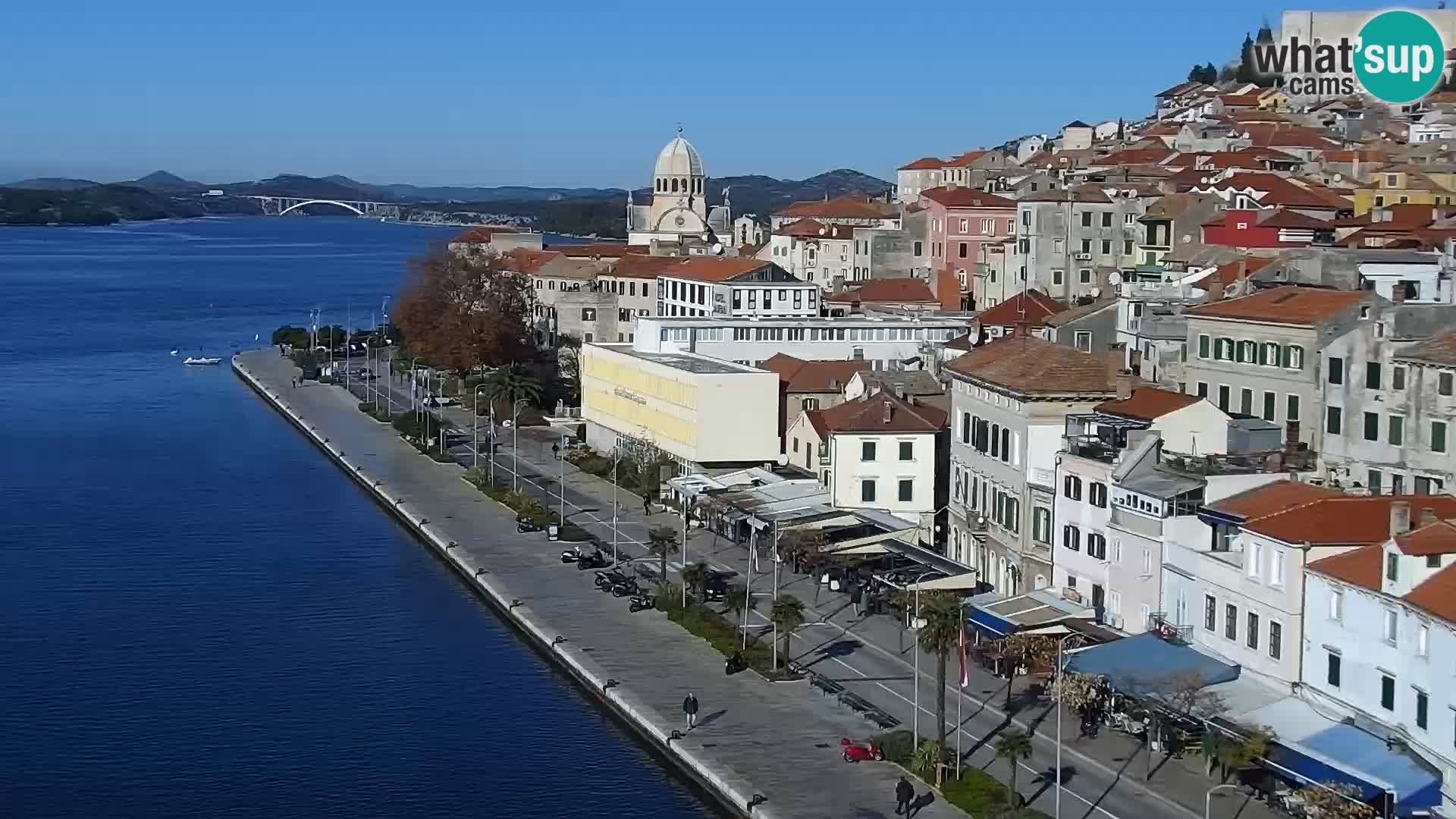 Webcam Šibenik – view from hotel Bellevue