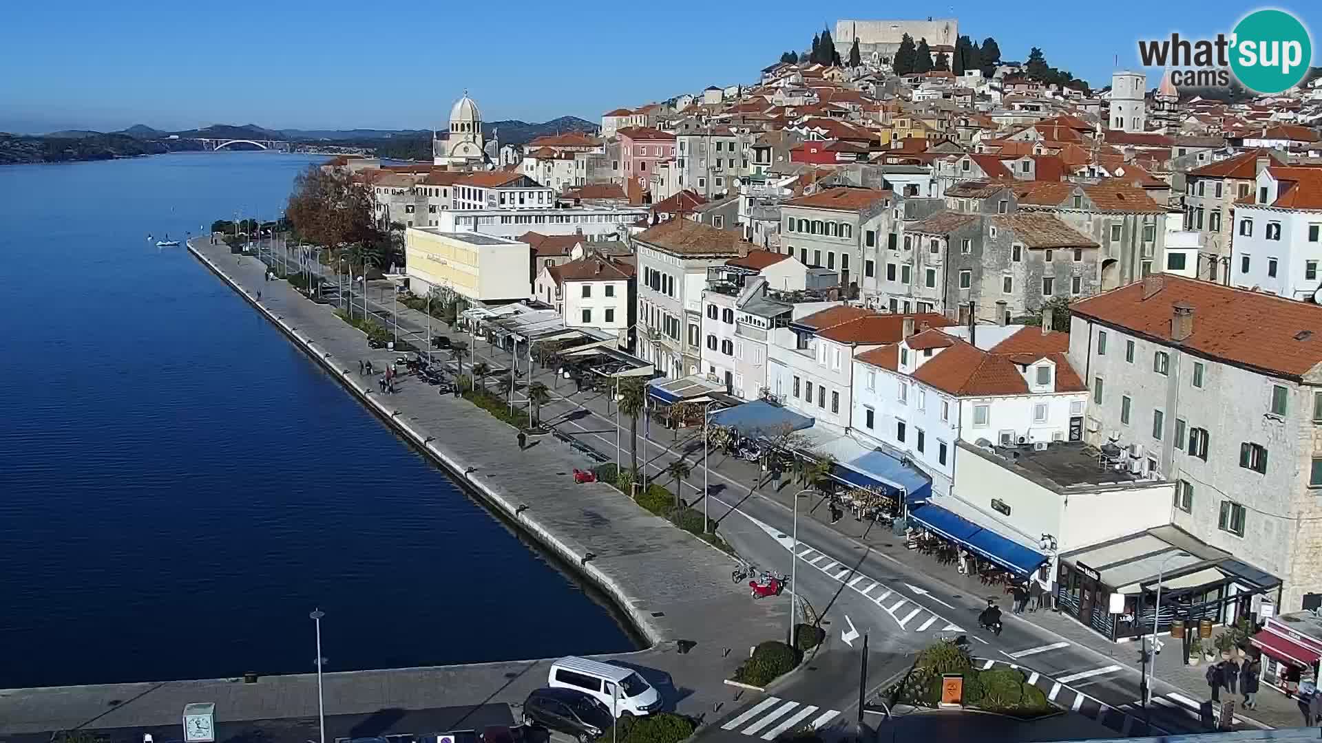 Webcam Šibenik – view from hotel Bellevue