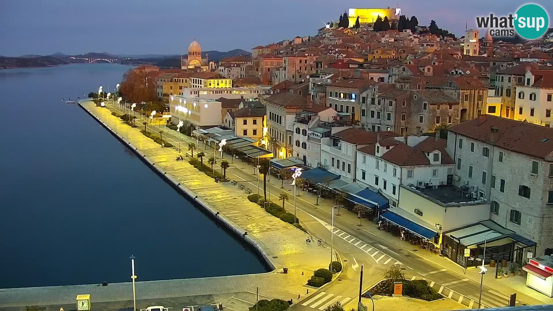 Webcam Šibenik – view from hotel Bellevue