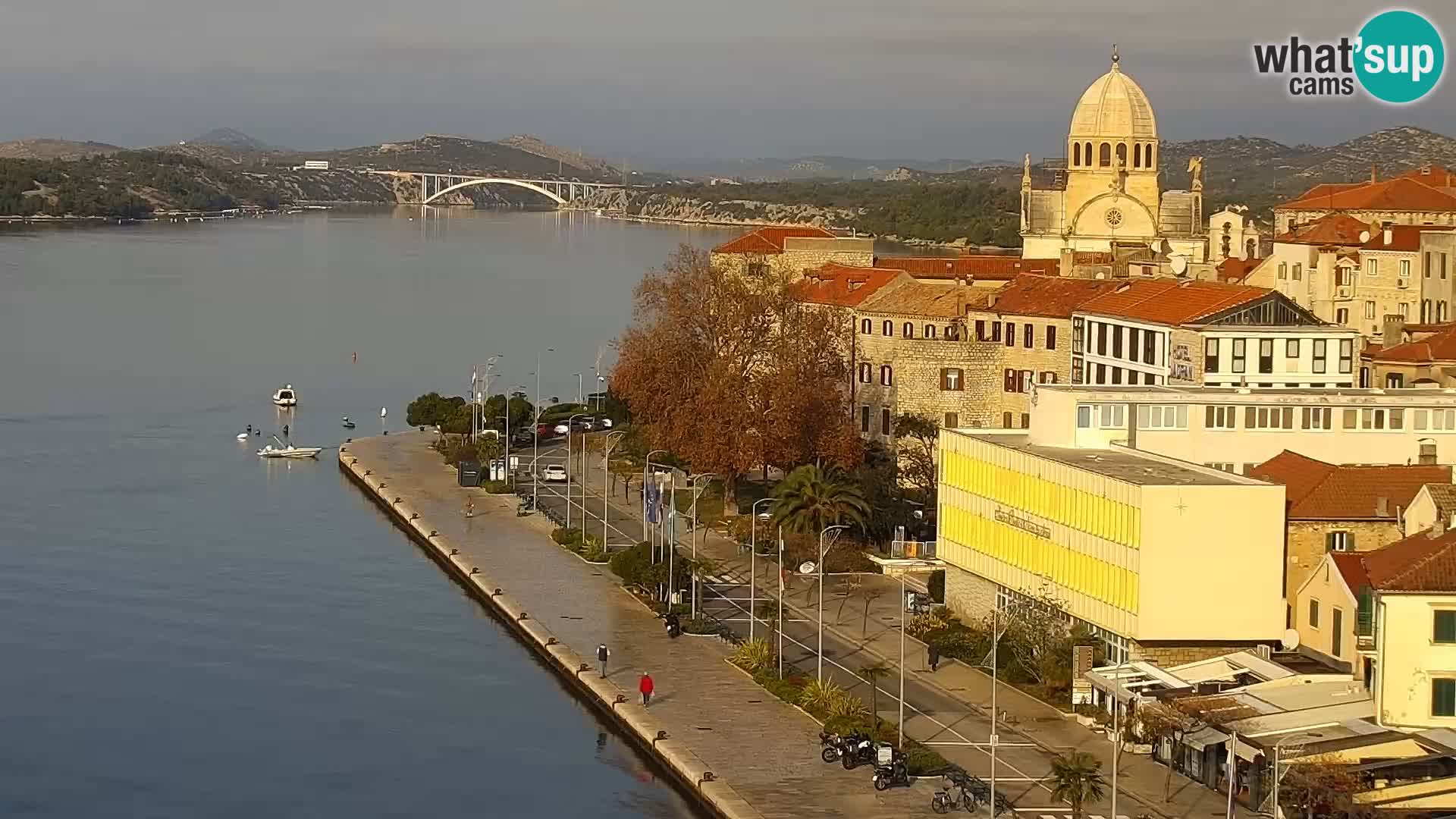 Webcam Šibenik – view from hotel Bellevue