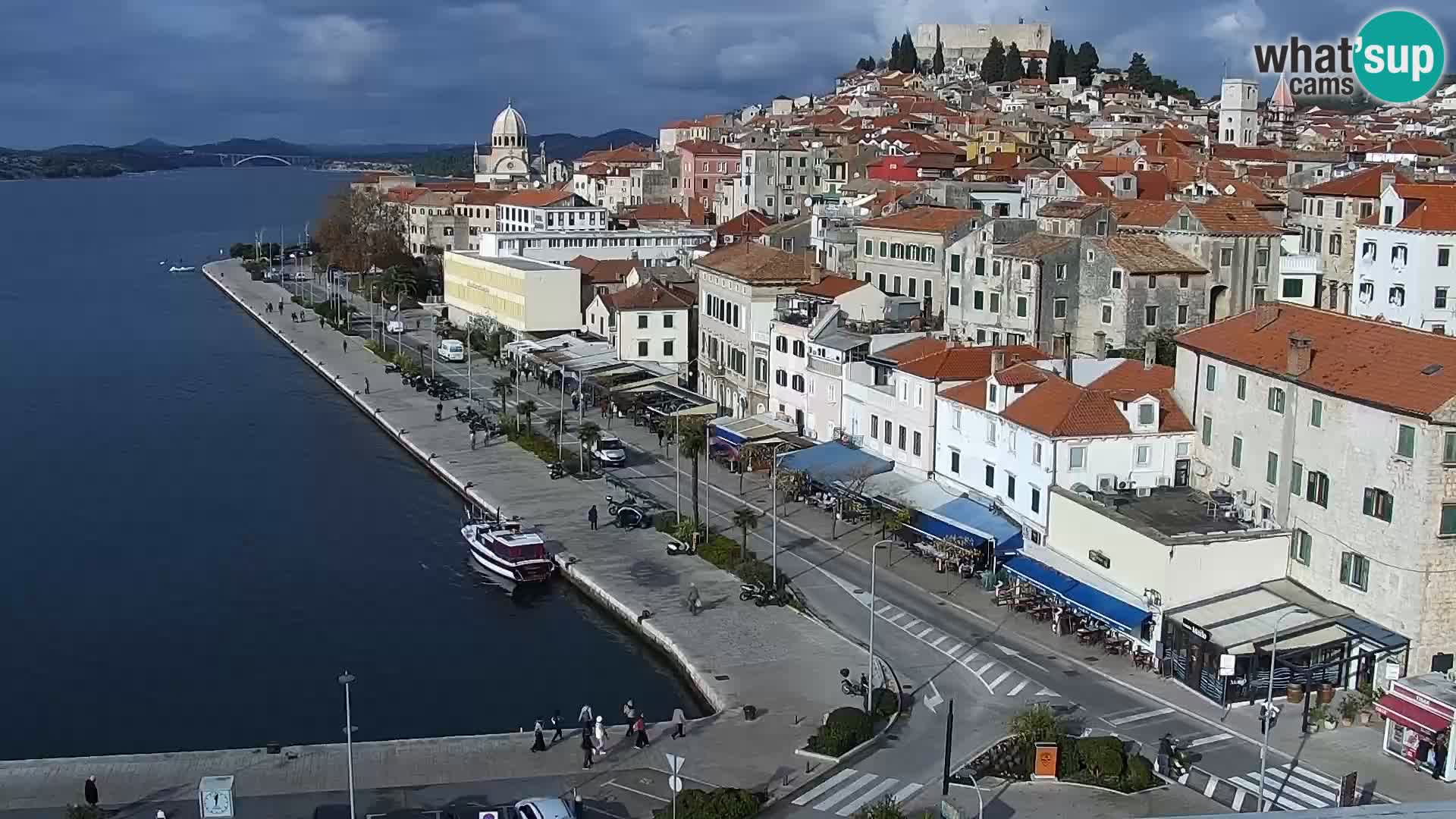 Webcam Šibenik – view from hotel Bellevue