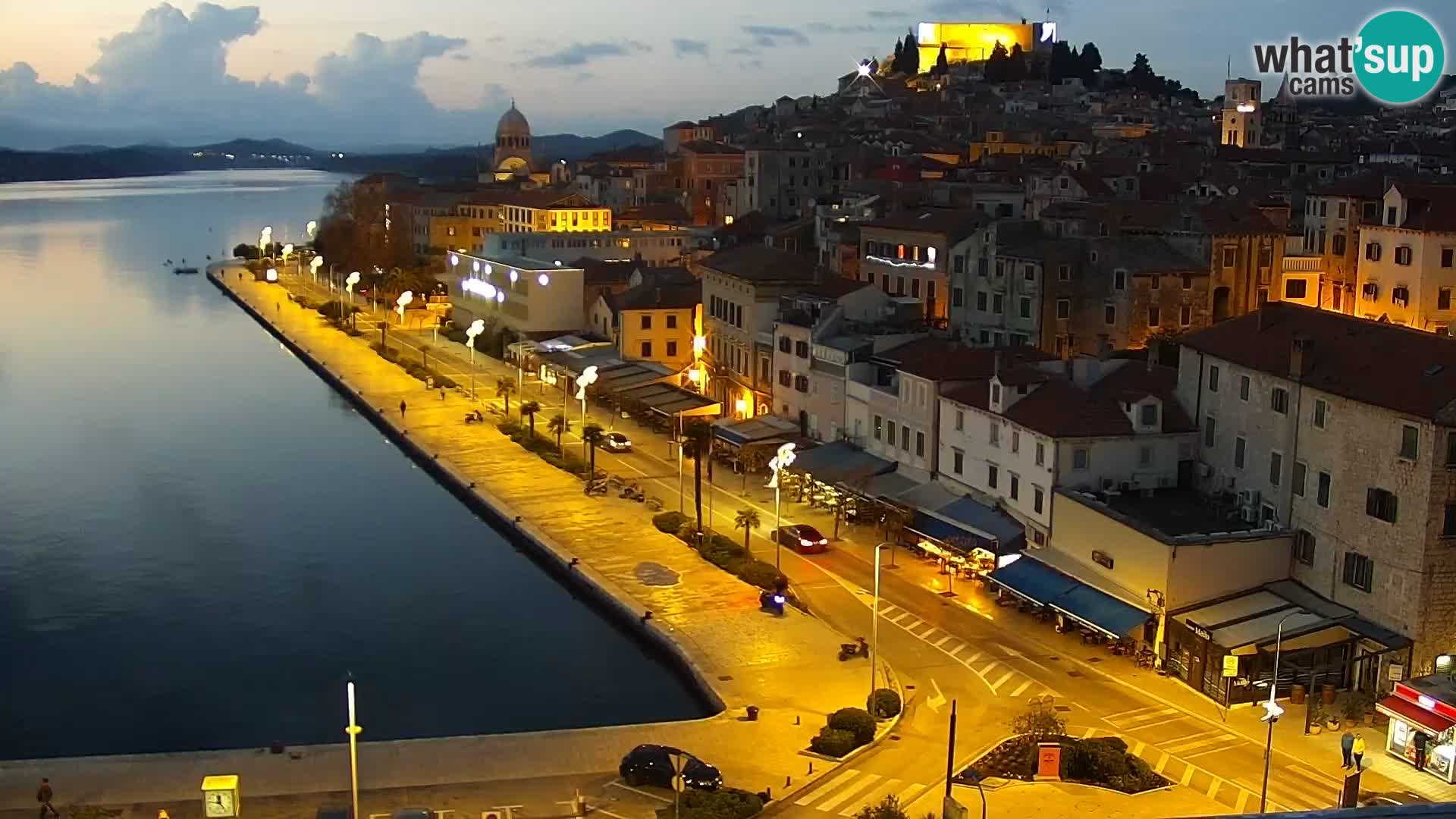 Webcam Šibenik – view from hotel Bellevue