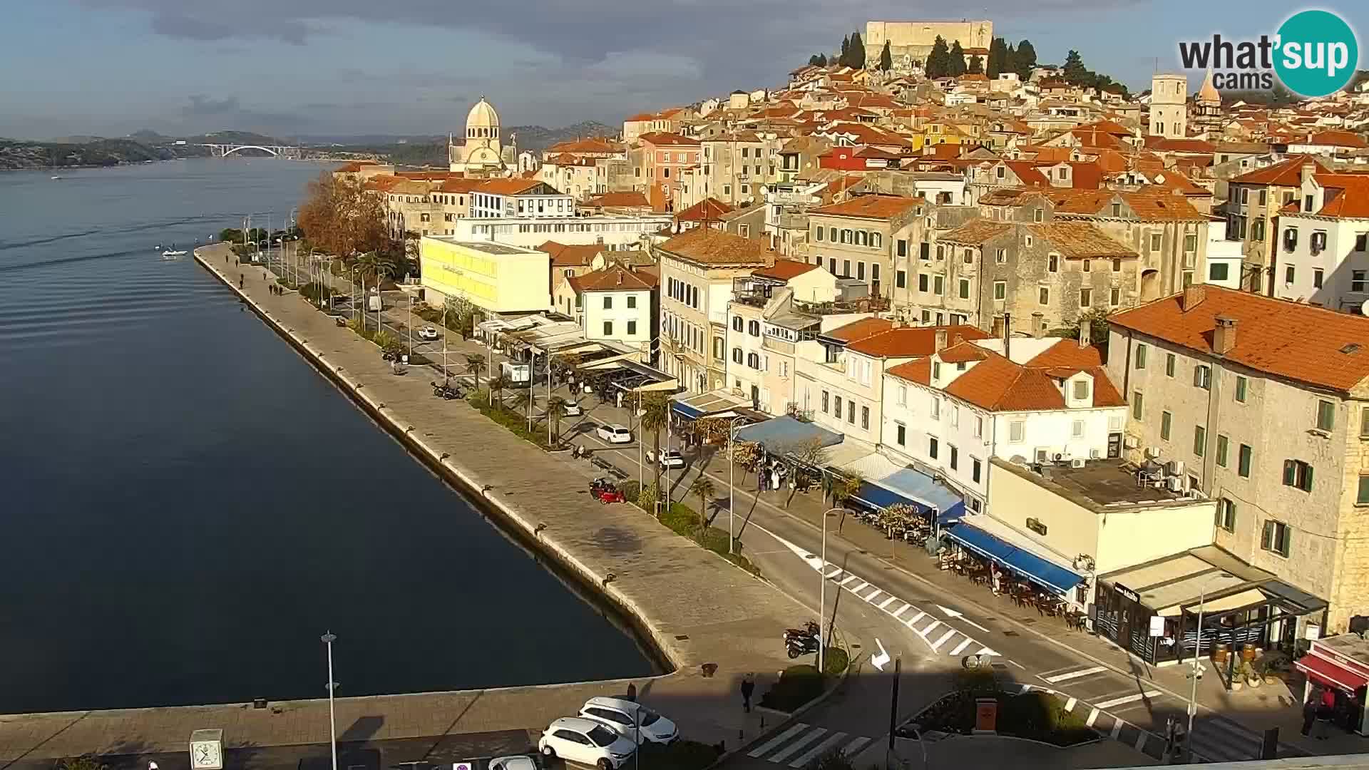 Webcam Šibenik – view from hotel Bellevue