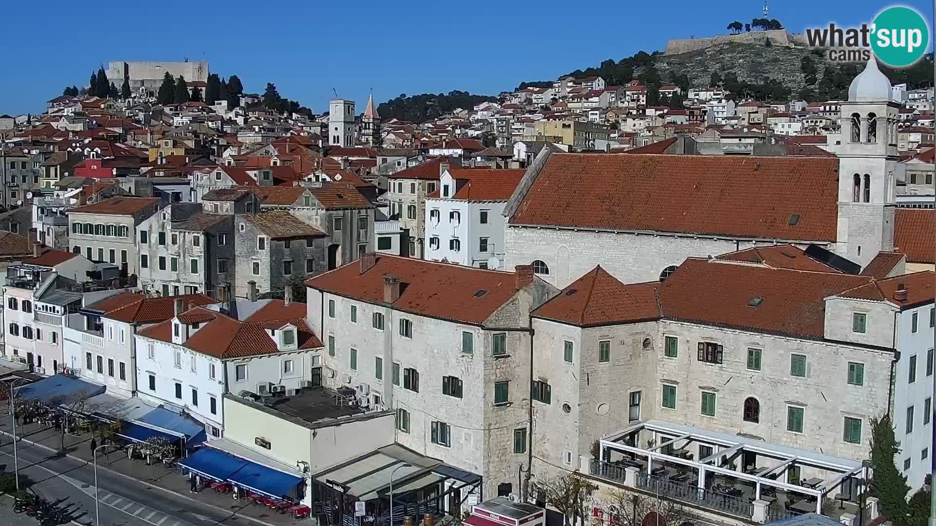 Webcam Šibenik – view from hotel Bellevue