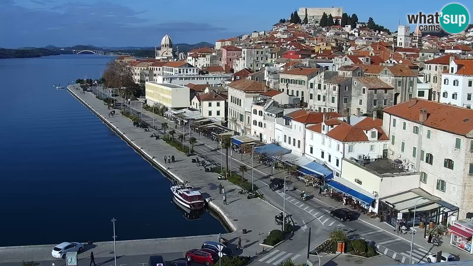 Webcam Šibenik – view from hotel Bellevue