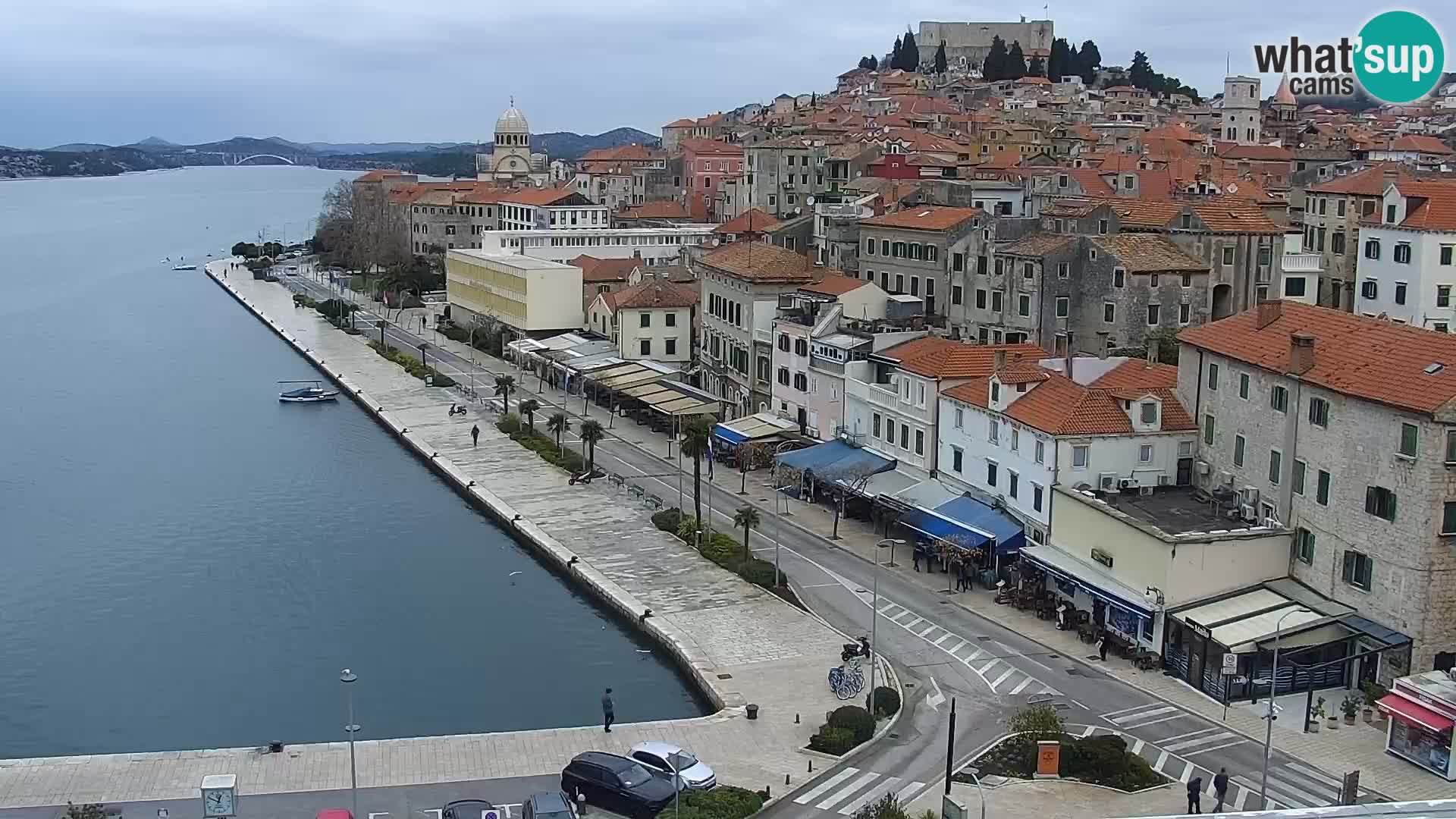 Webcam Šibenik – view from hotel Bellevue