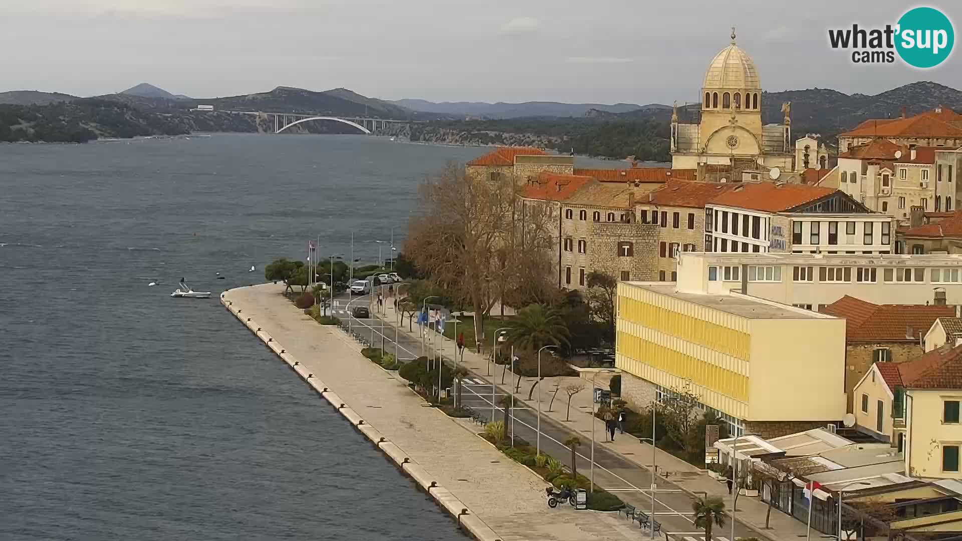 Webcam Šibenik – view from hotel Bellevue