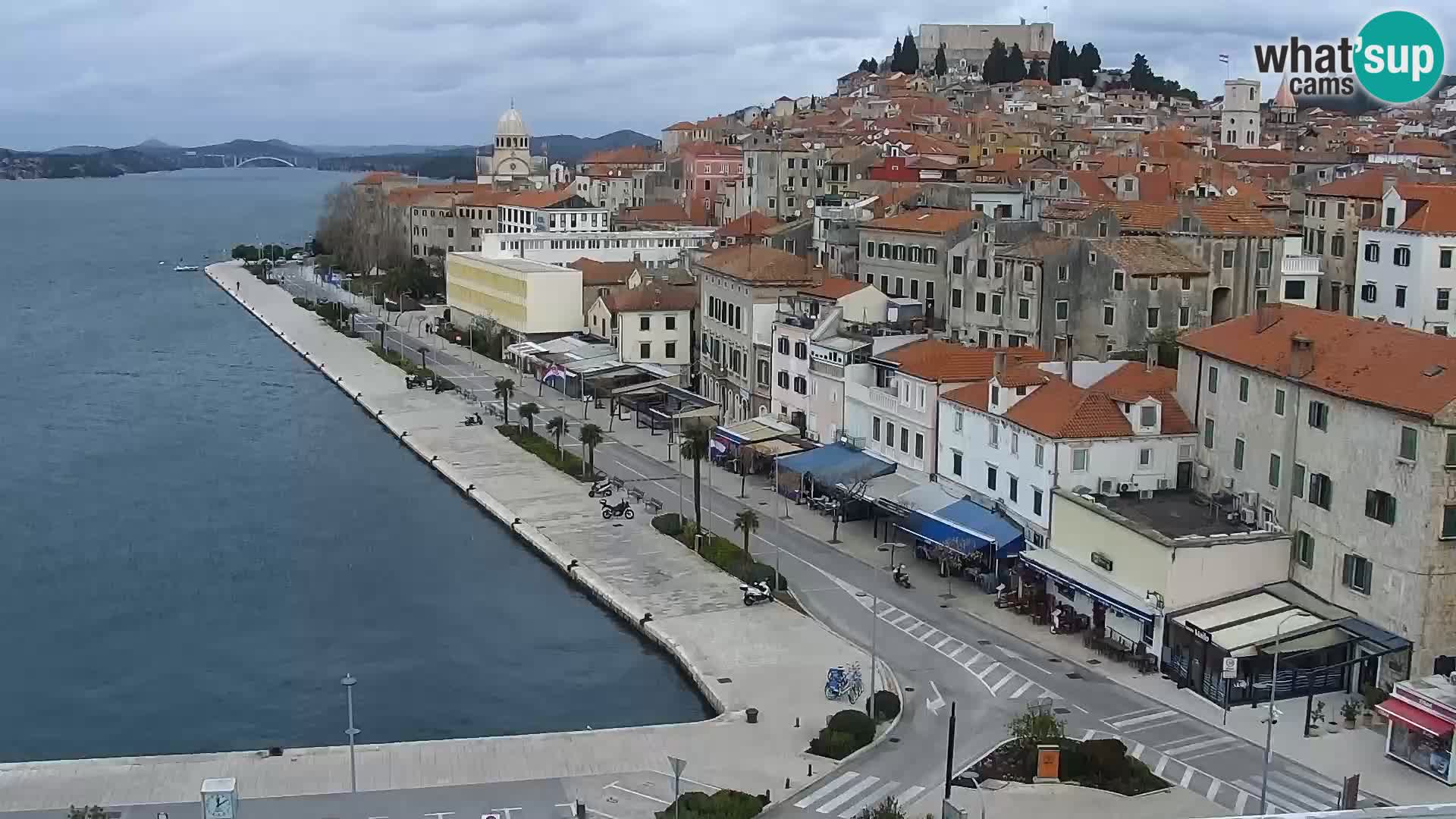 Webcam Šibenik – view from hotel Bellevue