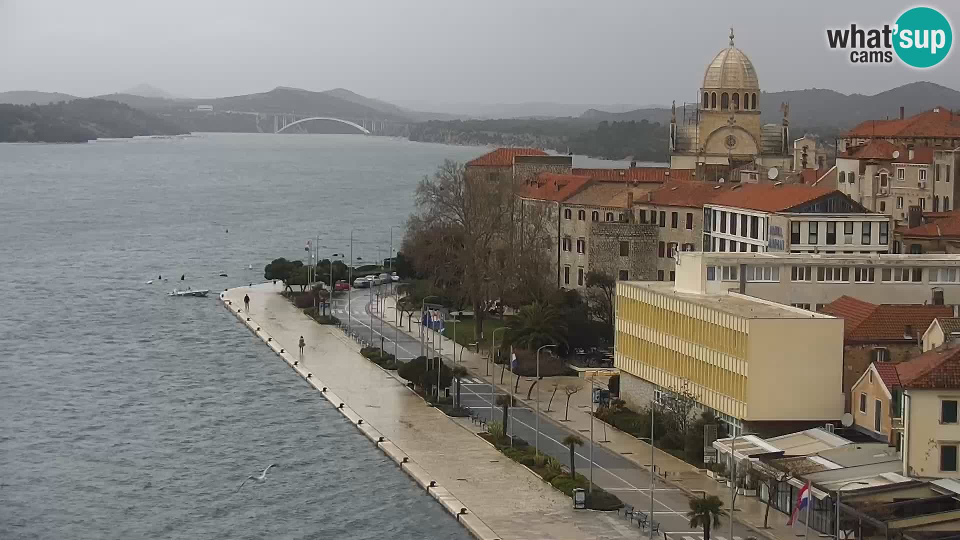Webcam Šibenik – view from hotel Bellevue