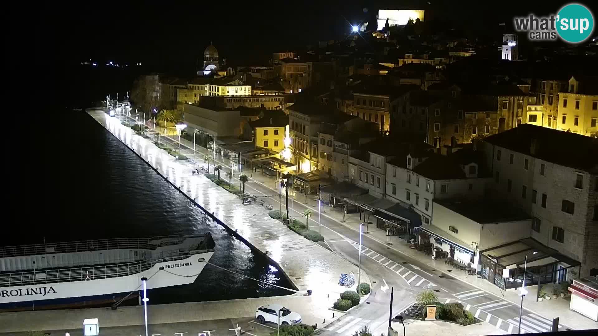 Webcam Šibenik – view from hotel Bellevue