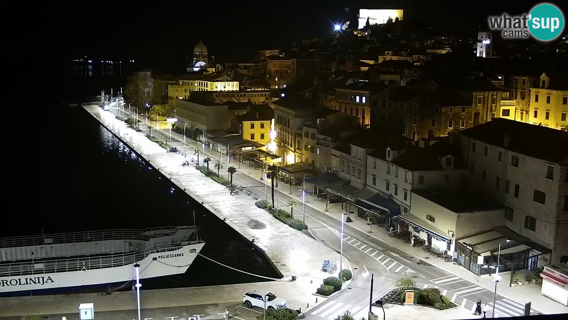 Webcam Šibenik – view from hotel Bellevue