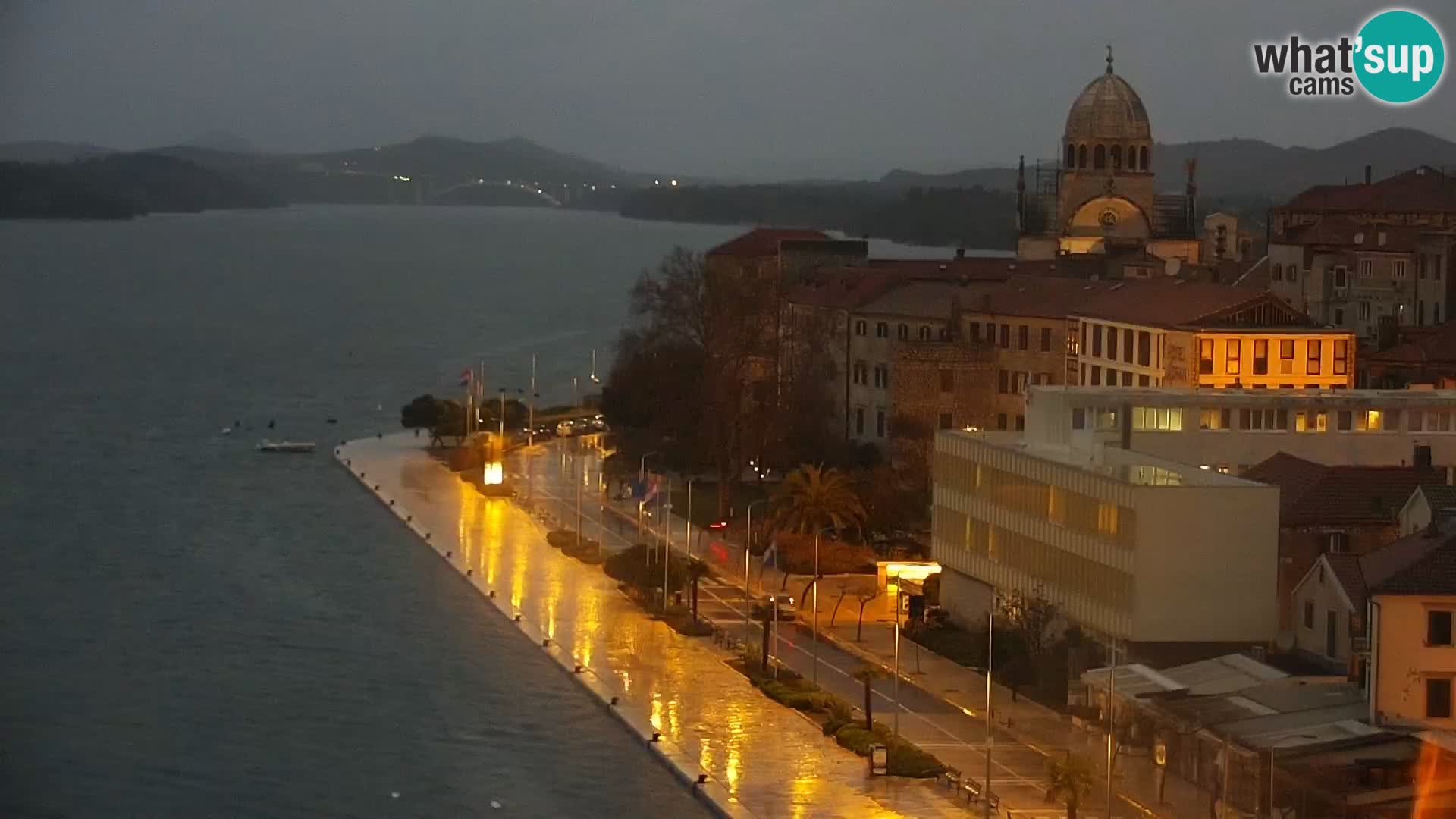 Webcam Šibenik – view from hotel Bellevue